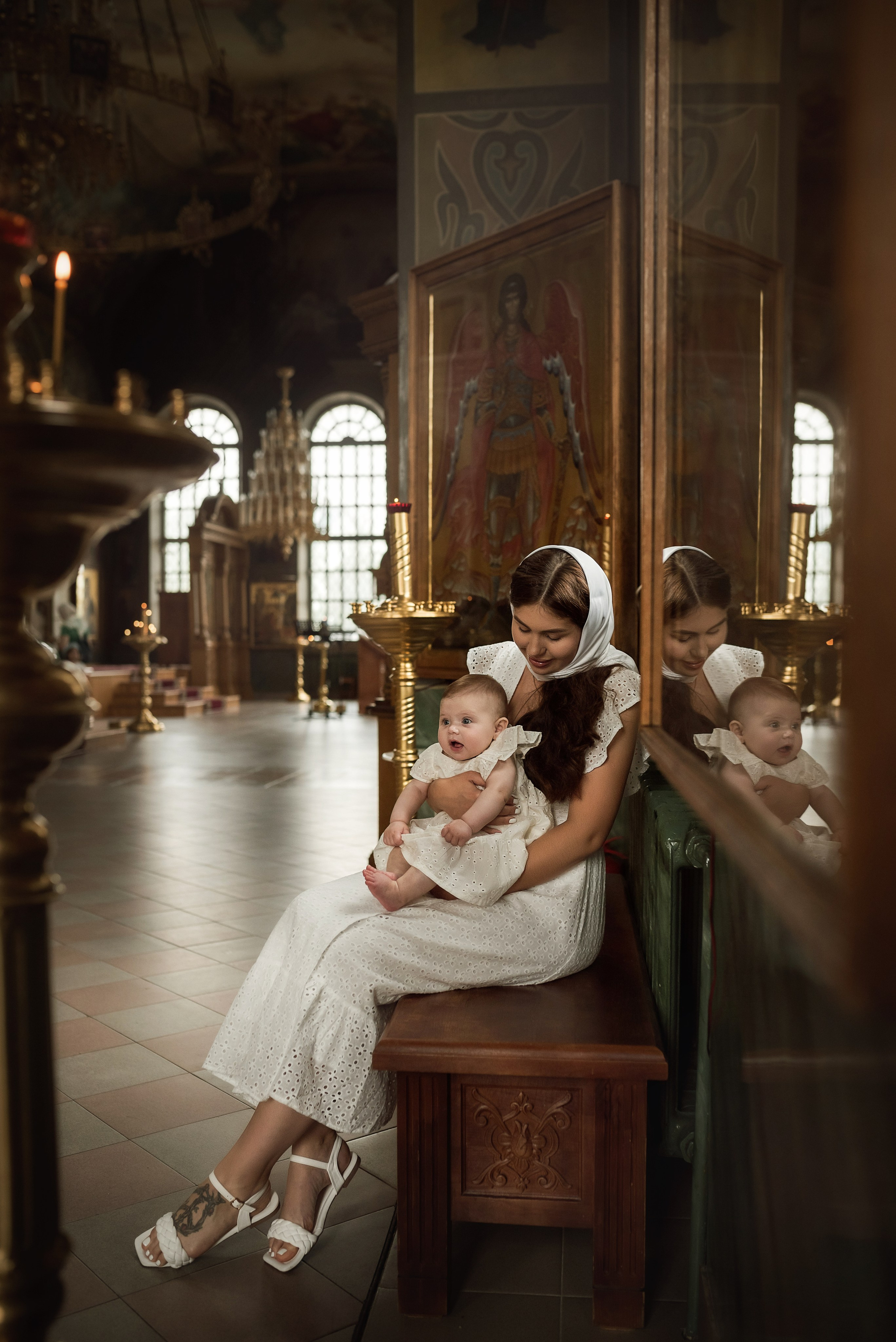Крещение Марии Храм Преполовения Пятидесятницы. Семейный фотограф в Ростове-на-Дону Татьяна Литвинова