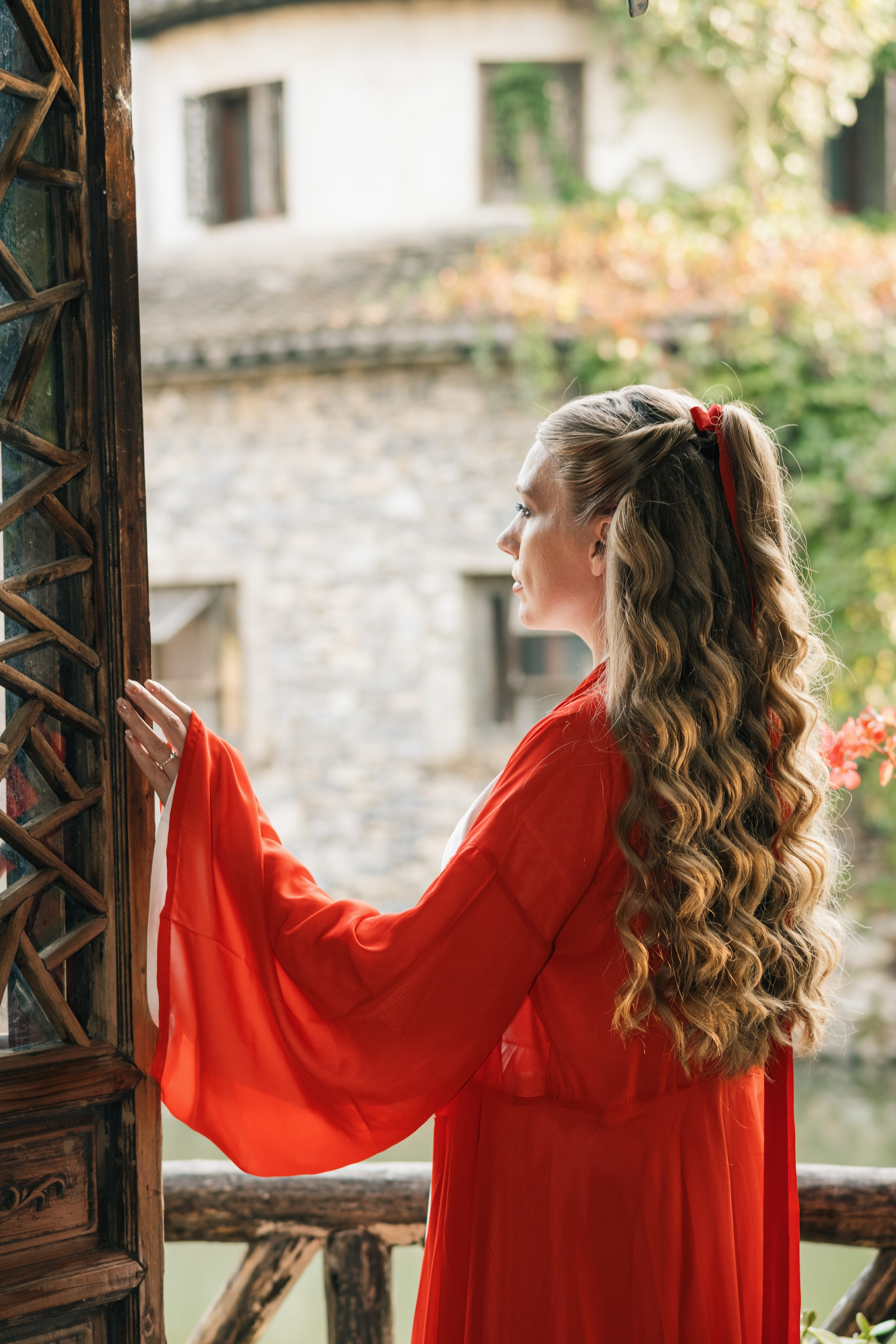 Photoshoot in traditional Chinese dresses