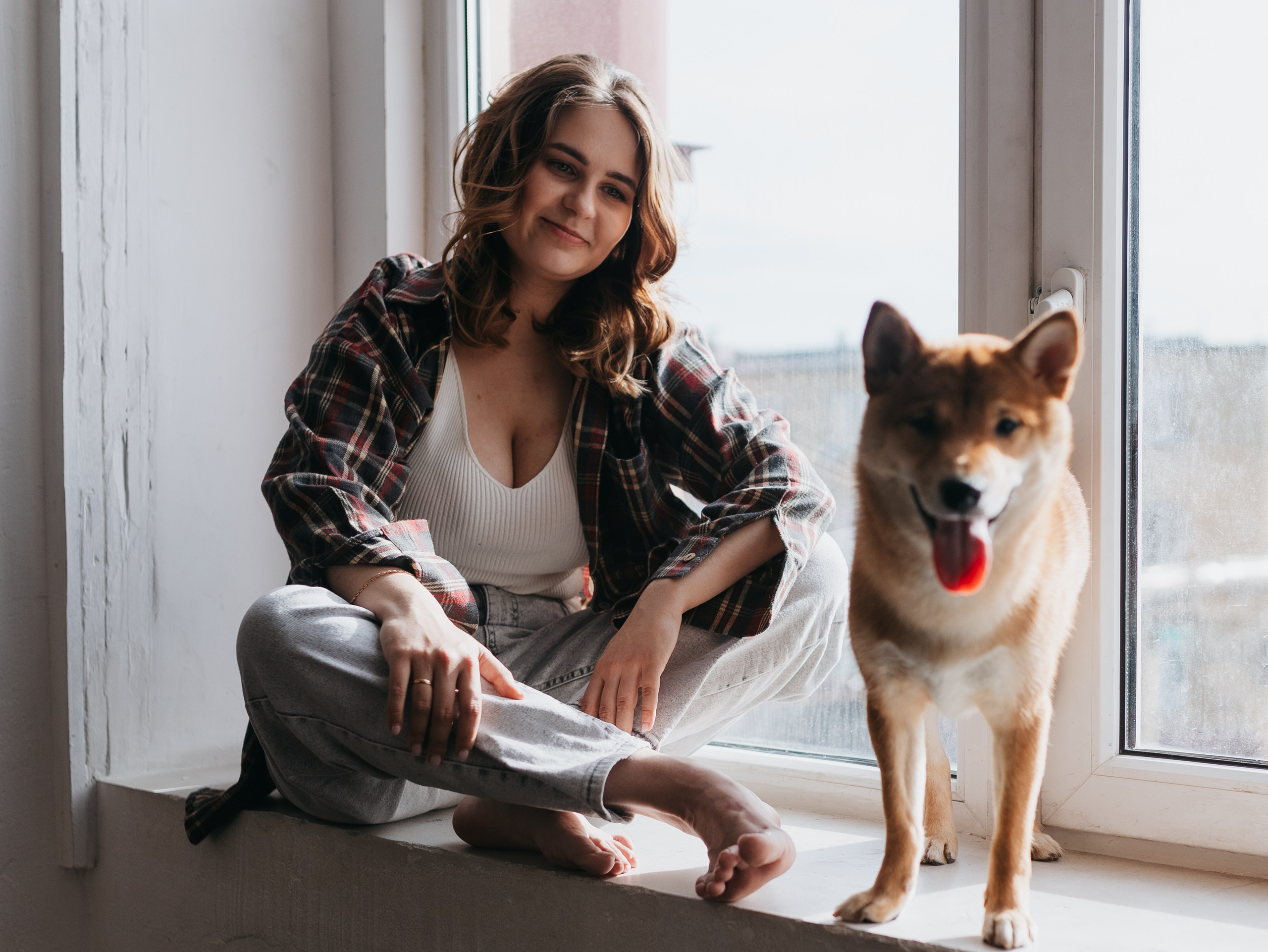 Мика и Настя. Фотограф-анималист в Москве Кириллова Татьяна