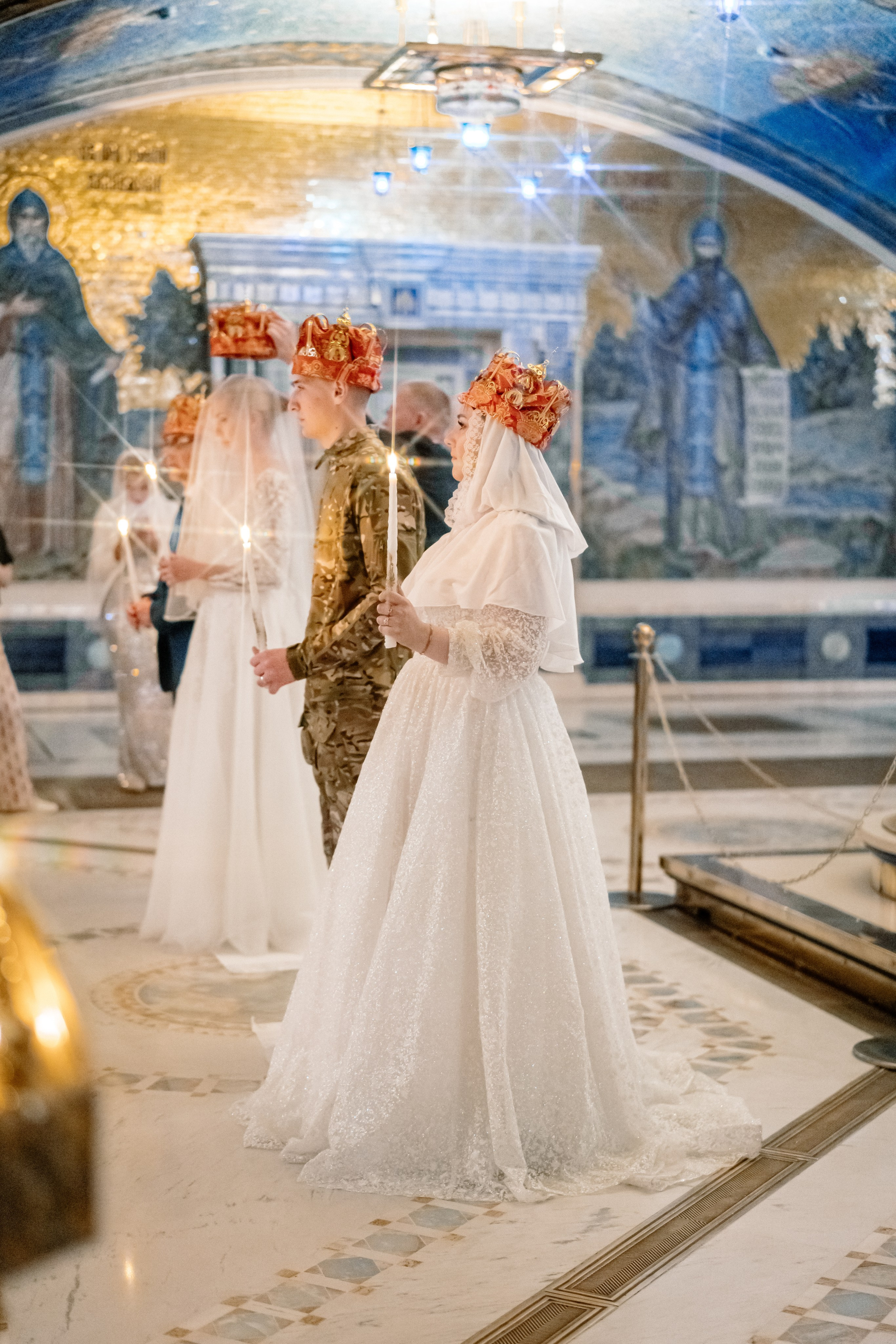 Венчание в Главном храме вооруженных сил (Патриот). Семейный фотограф Одинцово Москва Наталия Черенкова