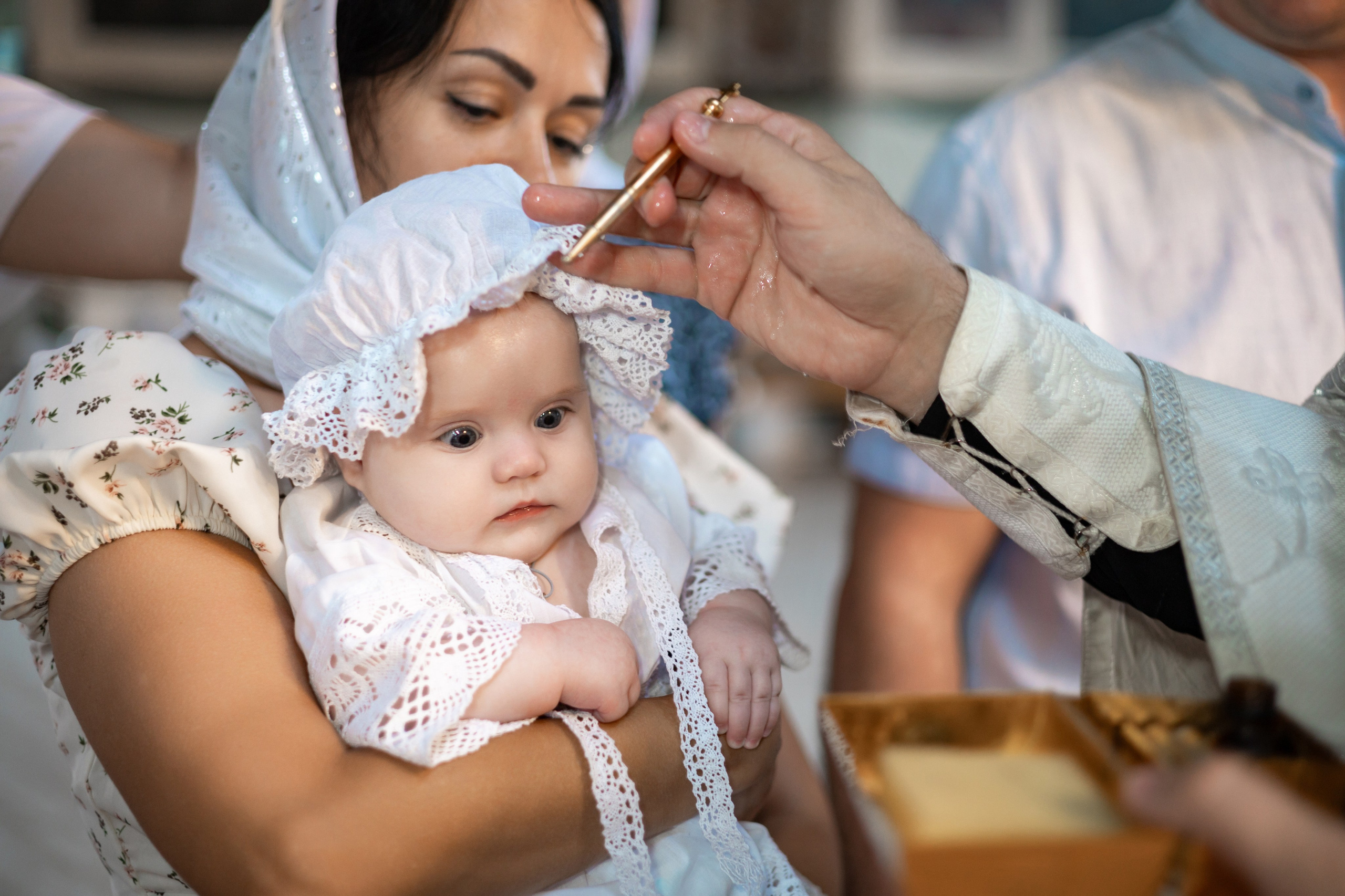 Крещение в храме Ростовская область. Фотограф Наталья Матвеева