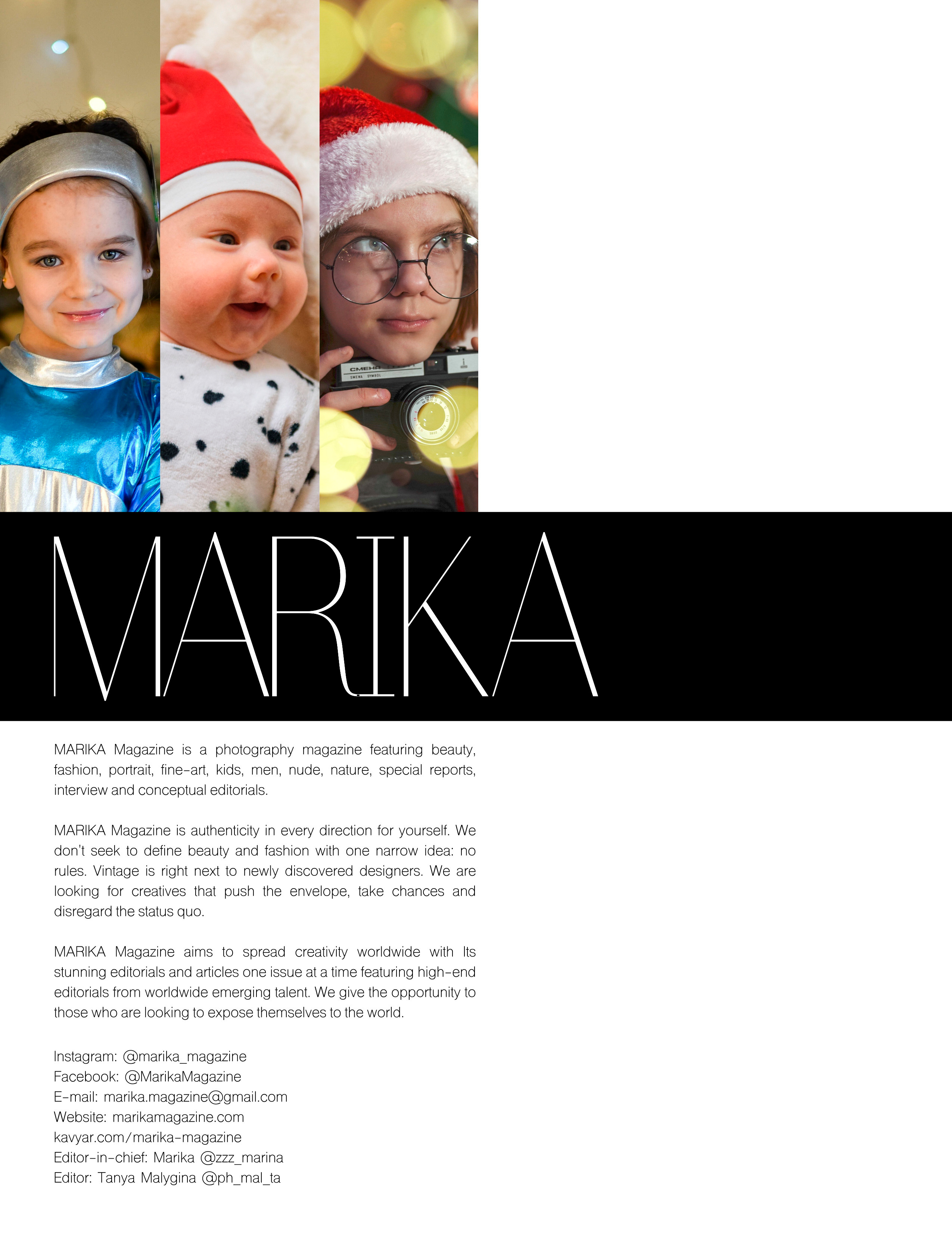 MARIKA Magazine Kids. Портретный и семейный фотограф в Санкт-Петербурге Марина Никифорова