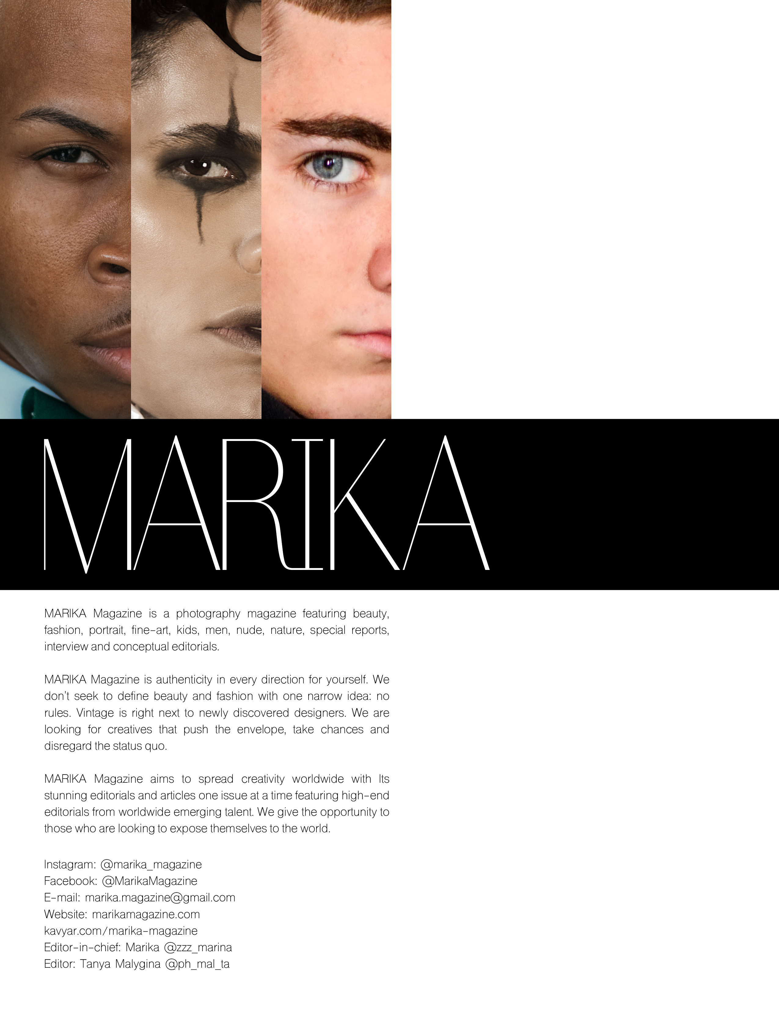 MARIKA Magazine Men. Портретный и семейный фотограф в Санкт-Петербурге Марина Никифорова