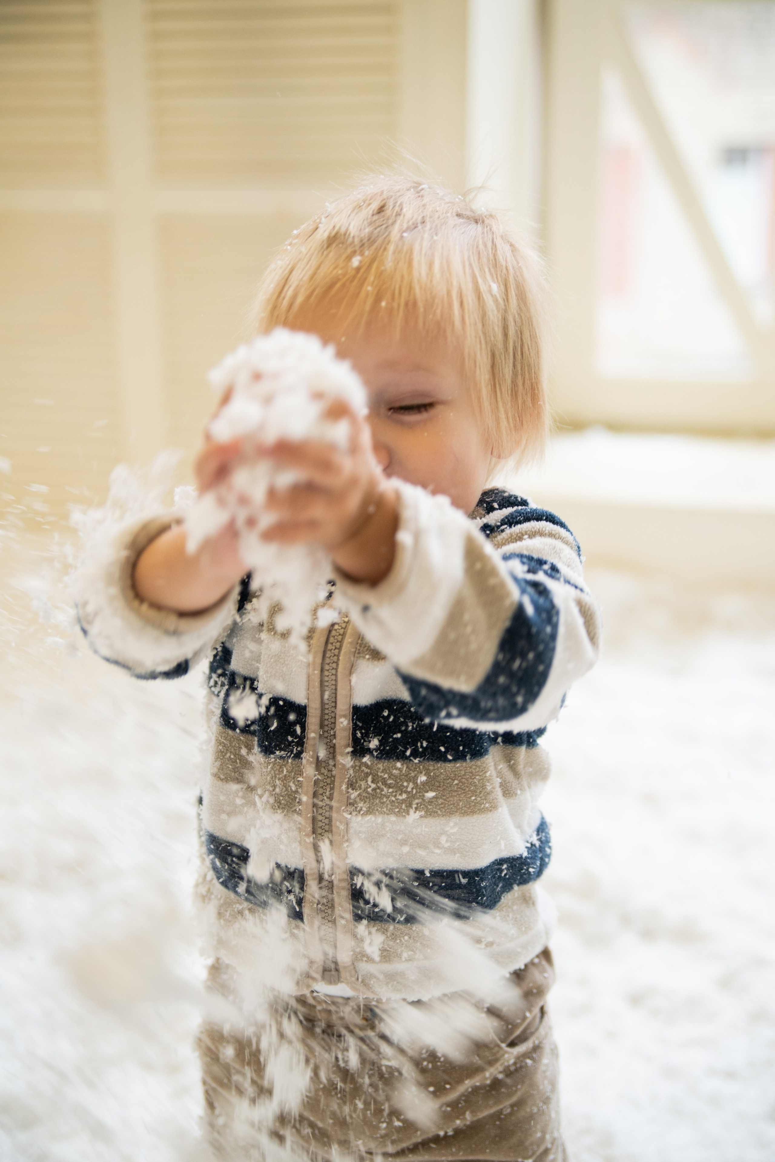 Дети в снежной студии. Фотограф и дизайнер в Москве Екатерина Лобачева