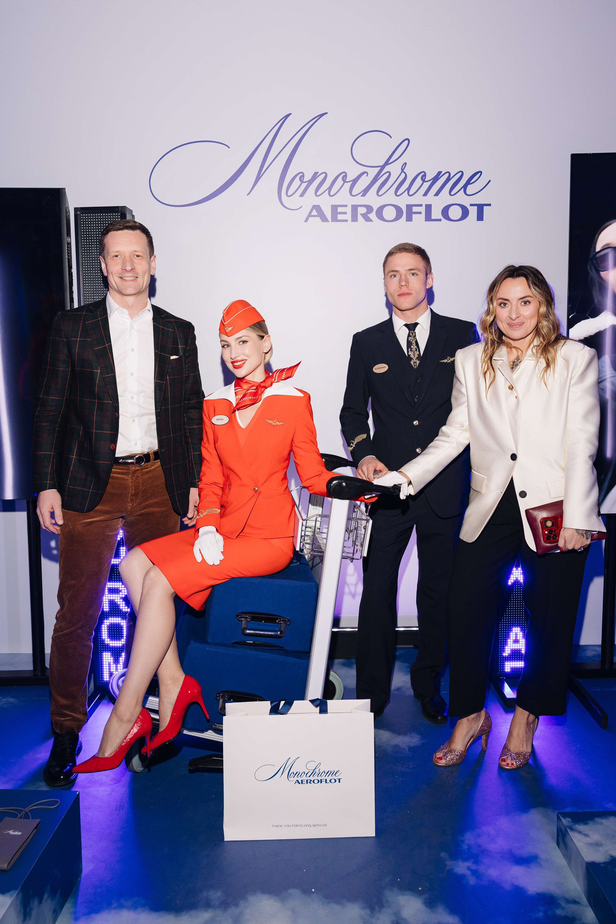 Monochrome x Aeroflot. Фотограф Олег Коровяков