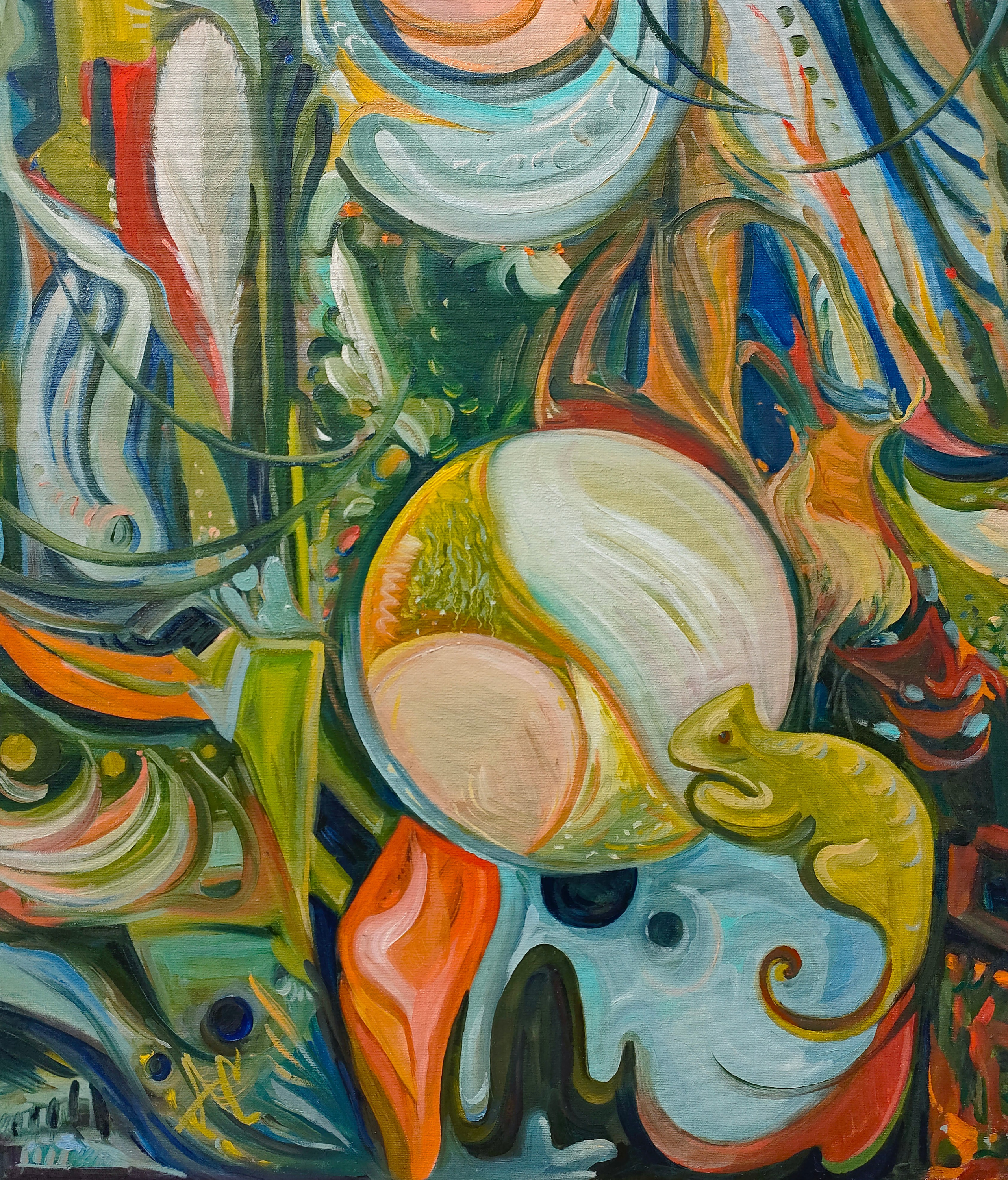 "Джунгли", 60х70, холст/масло, 2024