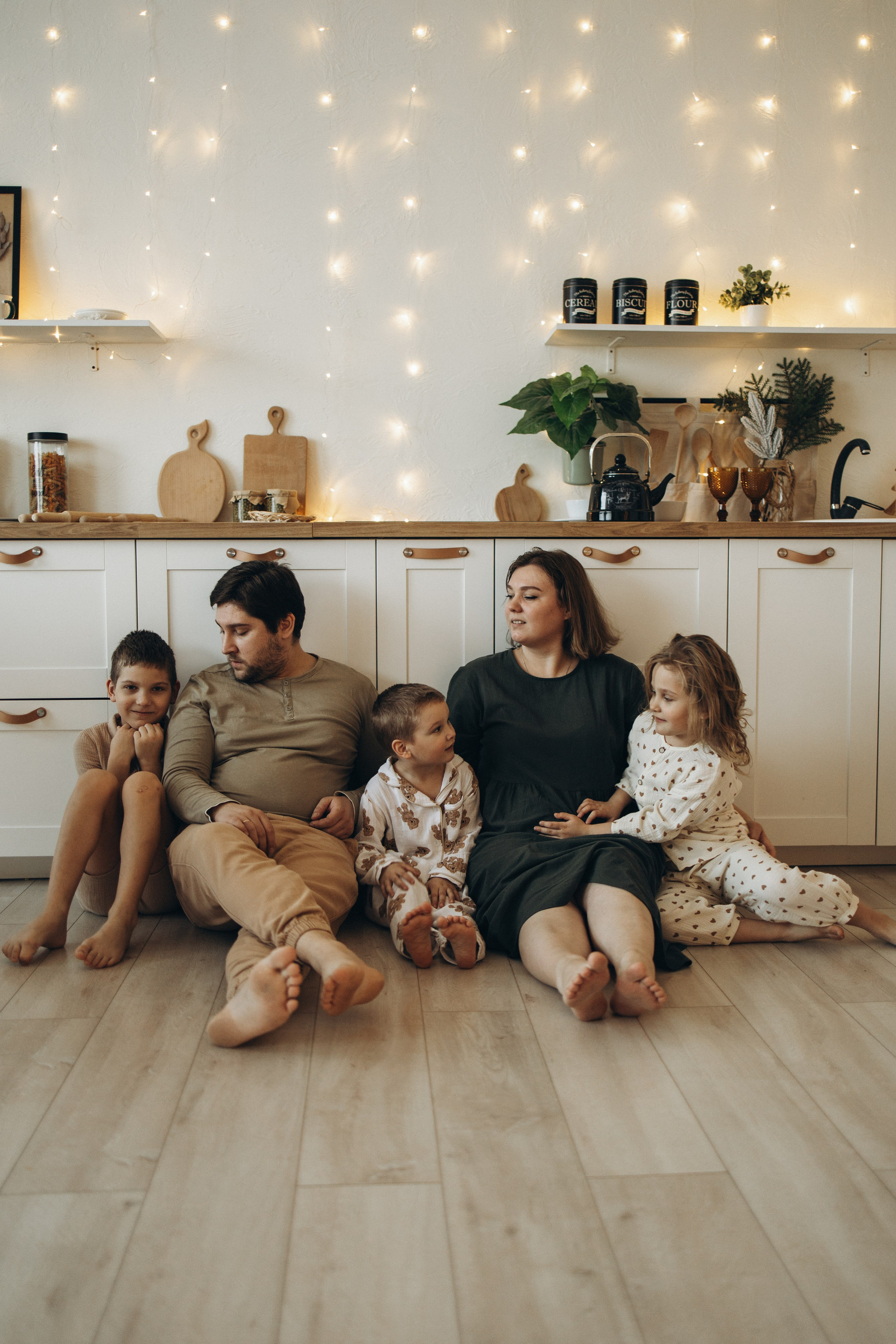 Новогодняя съёмка Милы и её семьи. Семейный и детский фотограф в Москве Маргарита Сереброва