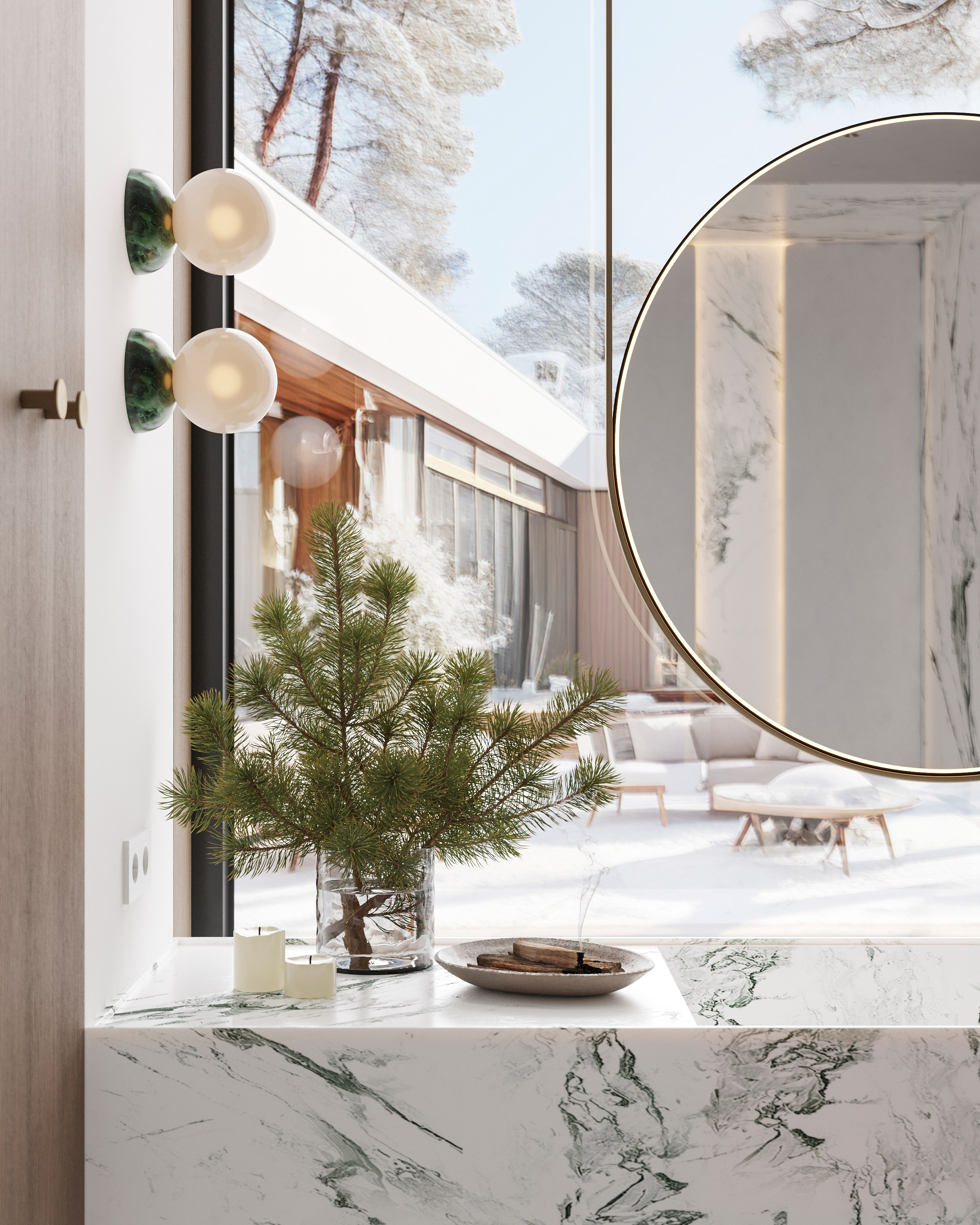 NORDIC HAVEN | DESIGNER ANNE KIREEVA. Interior Visualization by Valerie Stetyukevich