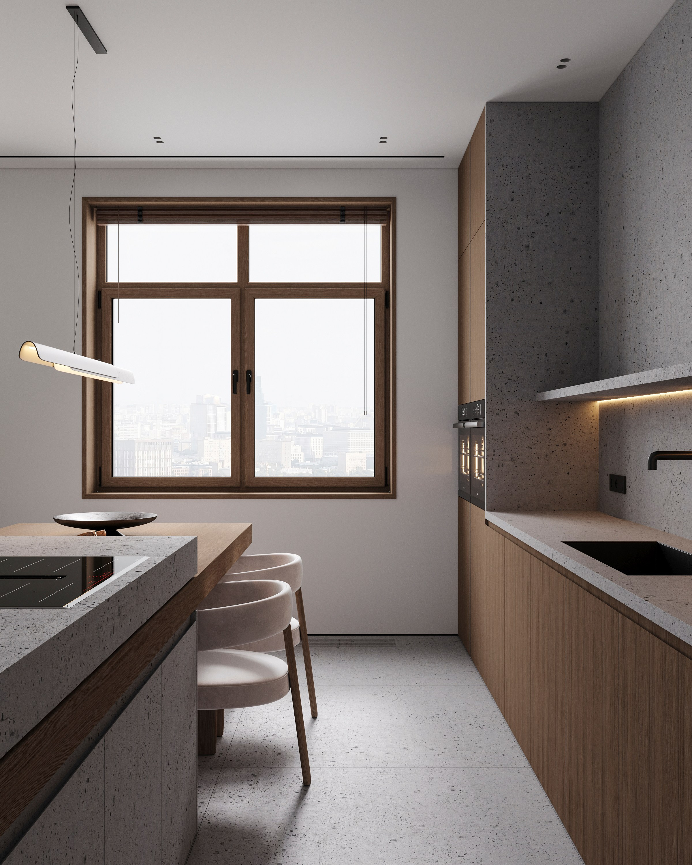 URBAN RETREAT | DESIGNER ANNE KIREEVA. Interior Visualization by Valerie Stetyukevich