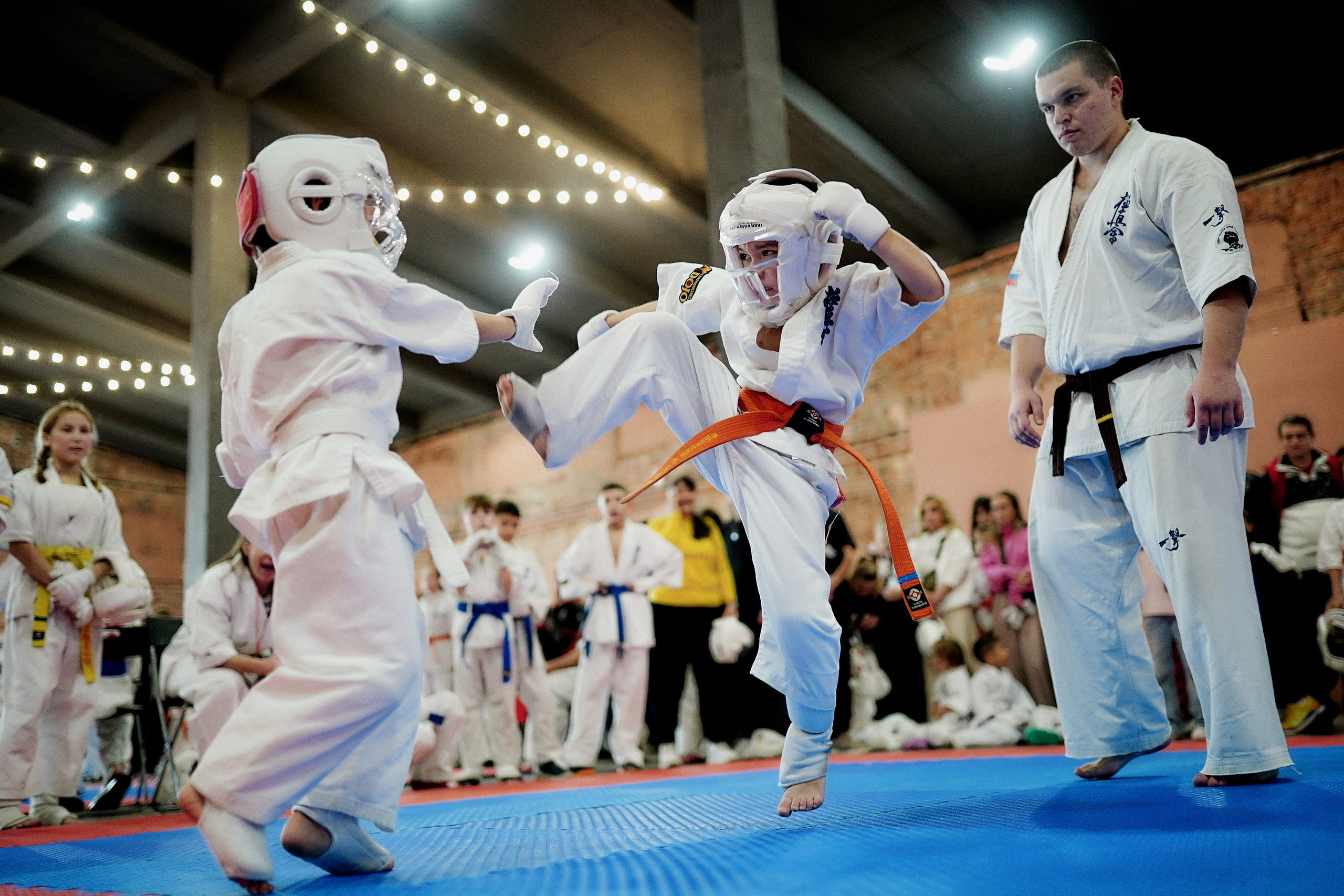 Репортаж детских соревнований киокушин каратэ. Репортажный фотограф Ирина Курманаева