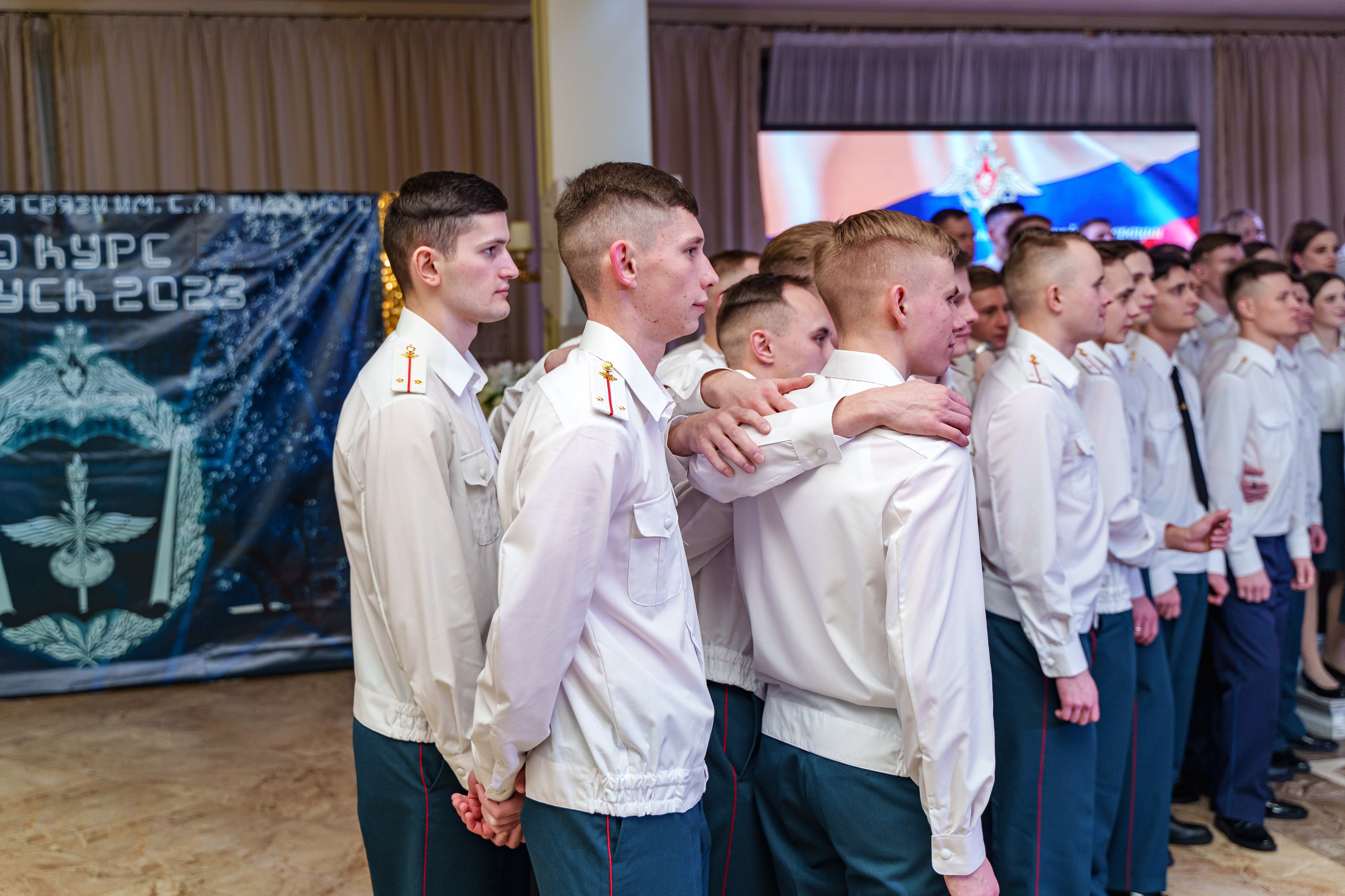 Фотосъемка выпуска военной академии и вручение дипломов