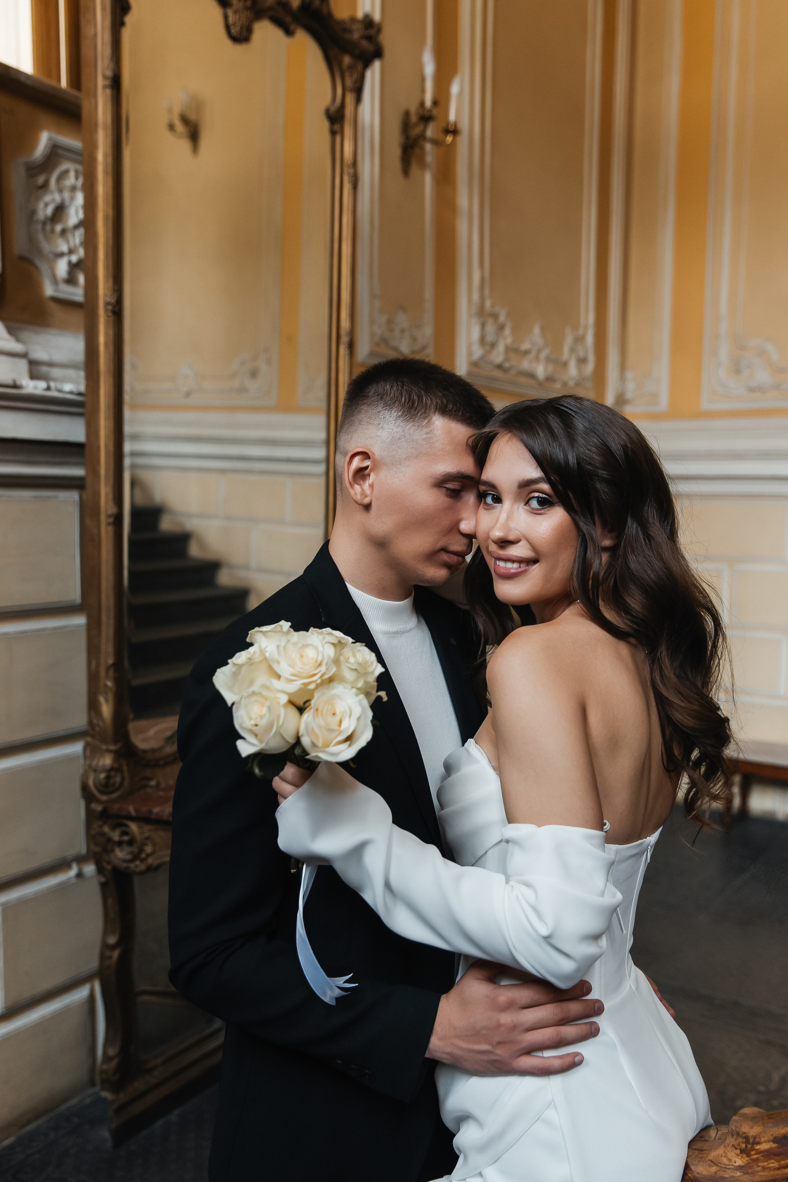 Свадебная фотосессия в Библиотеке-читальне им. А. С. Пушкина. Фотограф и видеограф Анна Домашенко