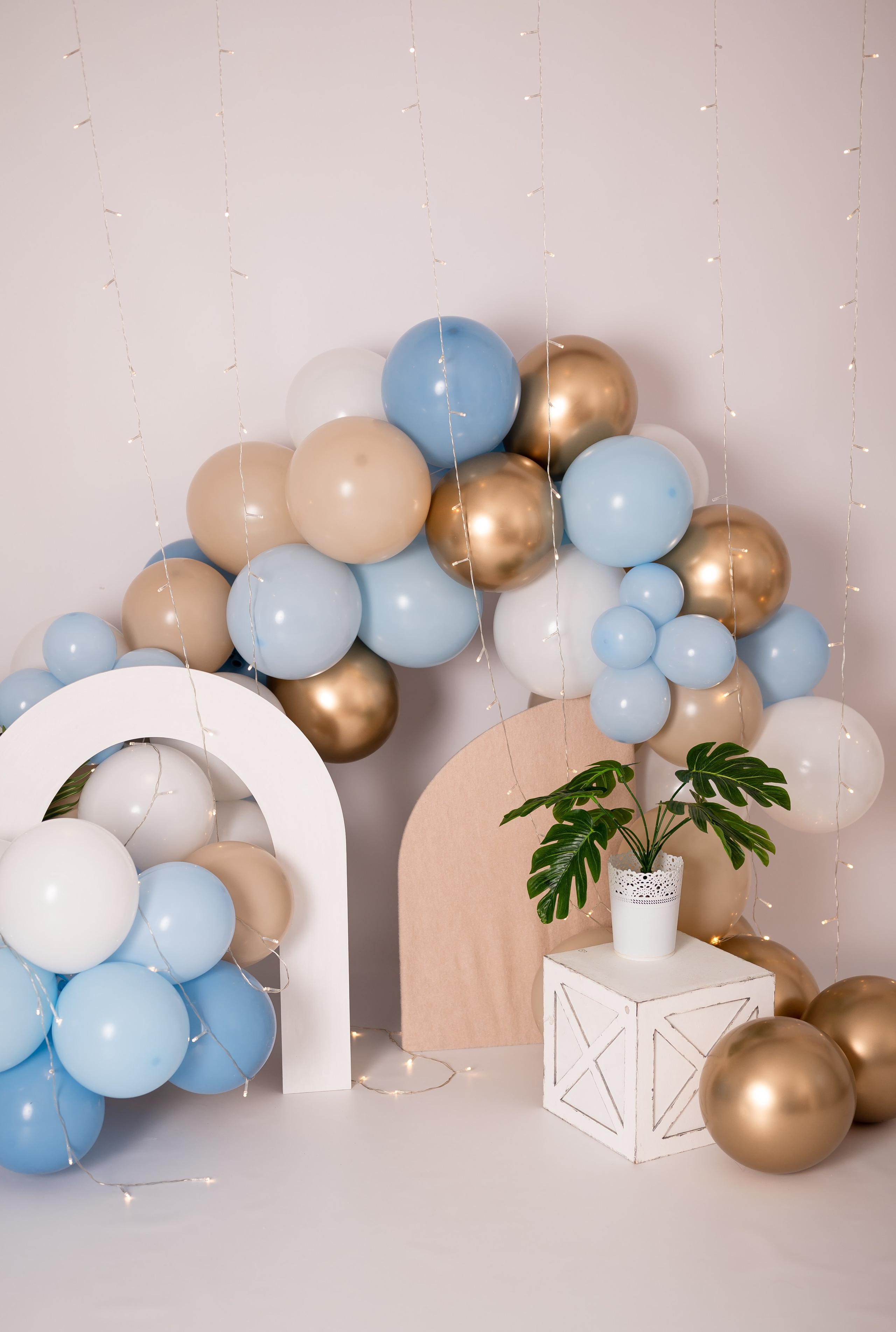 Декоры на Первые годики. Детский и семейный фотограф в Красноярске. Фотосессии новорожденных малышей до 1 месяца