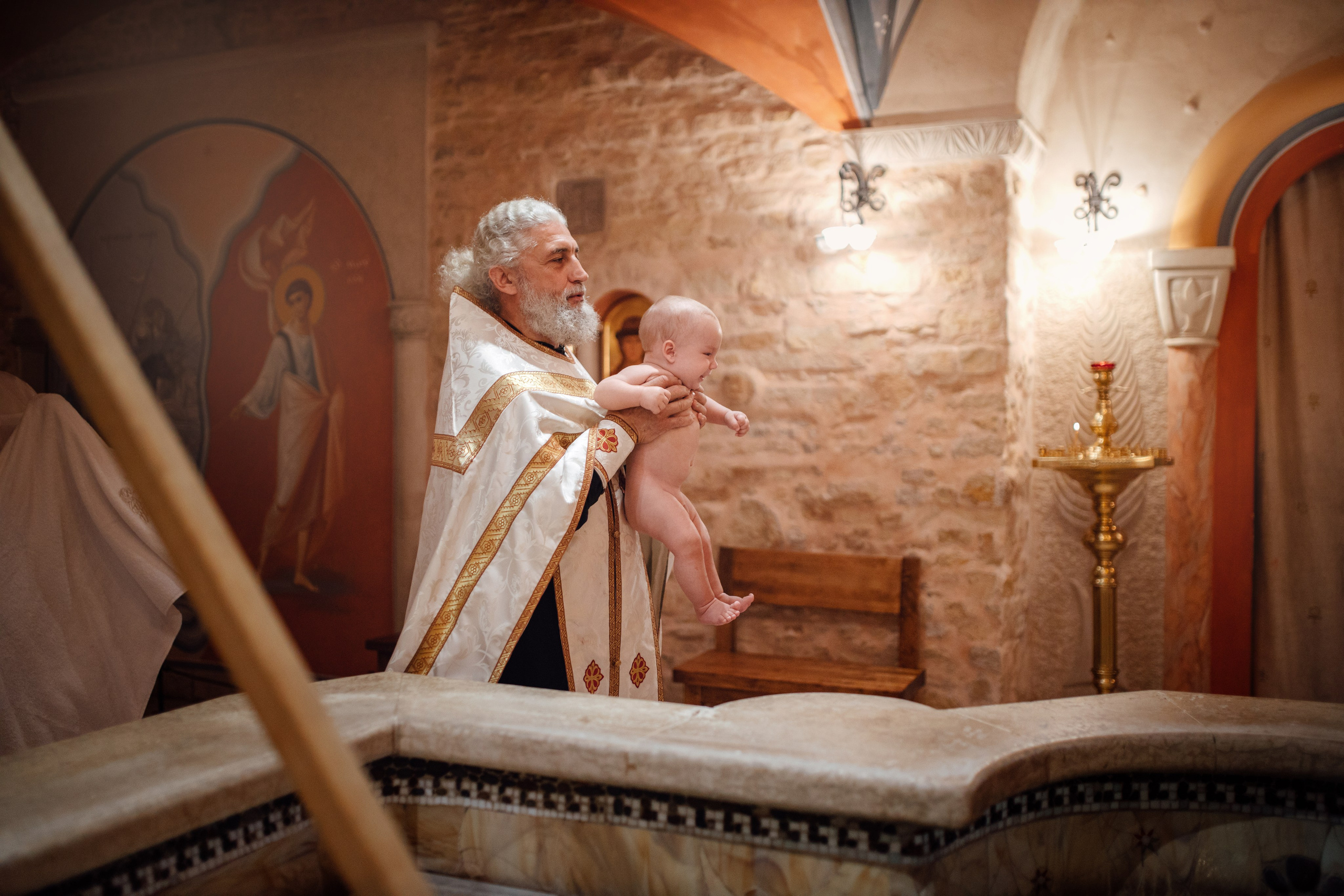 Крещение Егора (Георгия) Державный храм, св. Елисаветенского монастыря, Новинки, август 2024