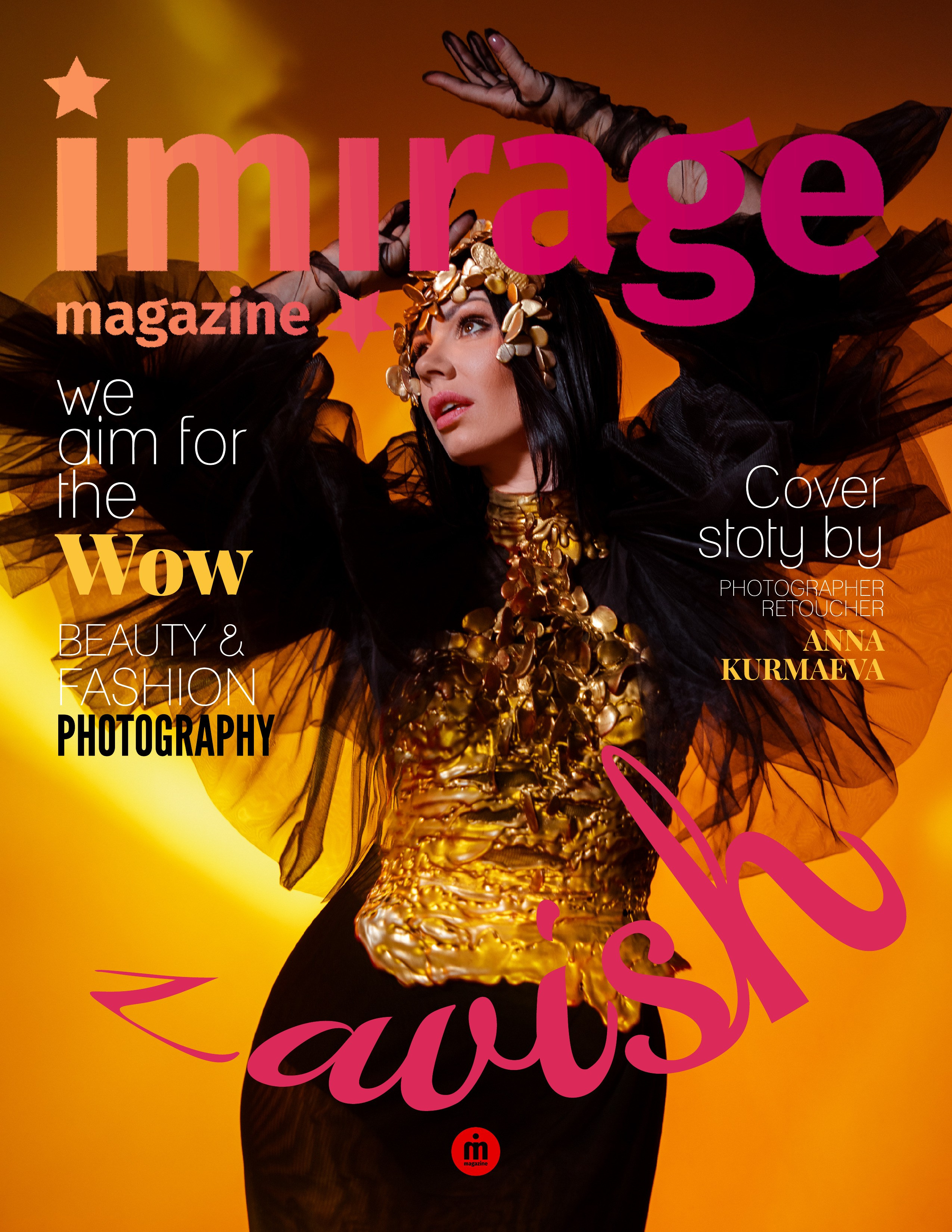 Обложки журналов. Art & Fashion фотограф Москва Анна Курмаева