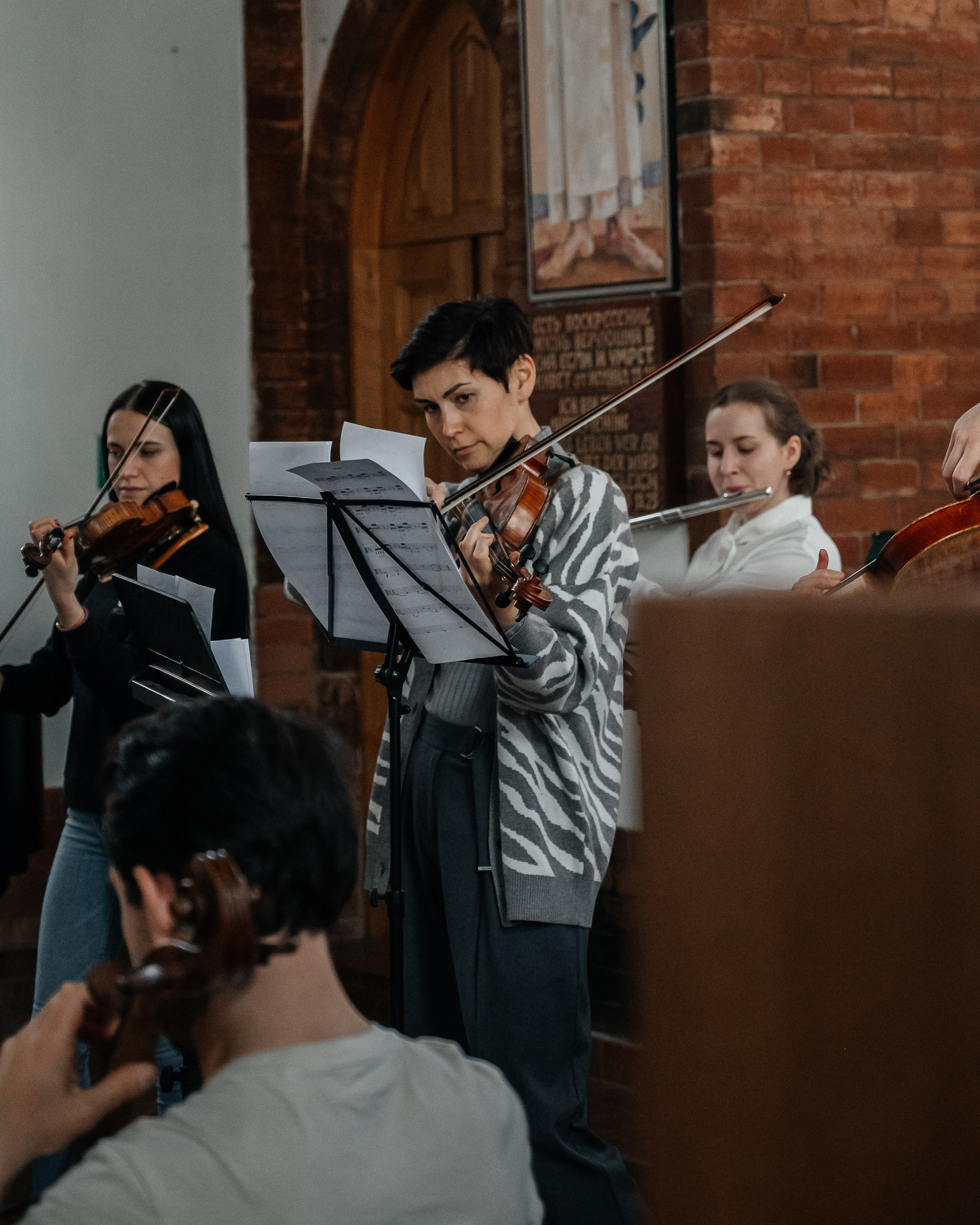 Репортажка репетиции оркестра. Портретный и семейный фотограф Владивосток Андрей Липатов