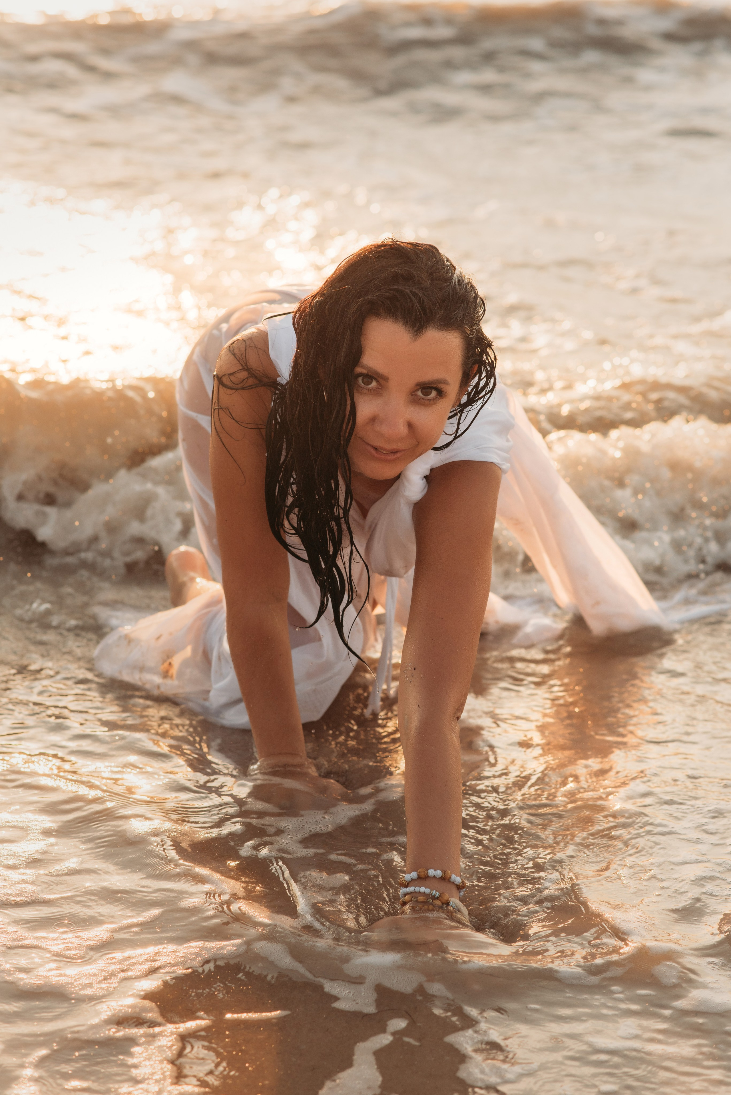 Елена на закате. Детский и семейный фотограф выпускной альбом Приморско-Ахтарск