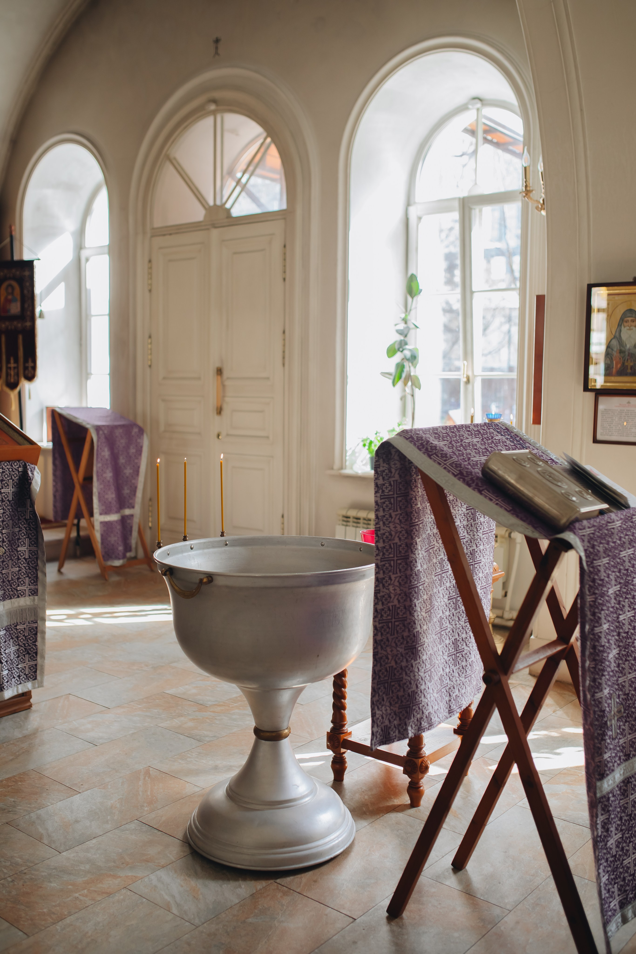 Крещение в светлом Храме. Семейный и детский фотограф в Москве Дорогова Екатерина