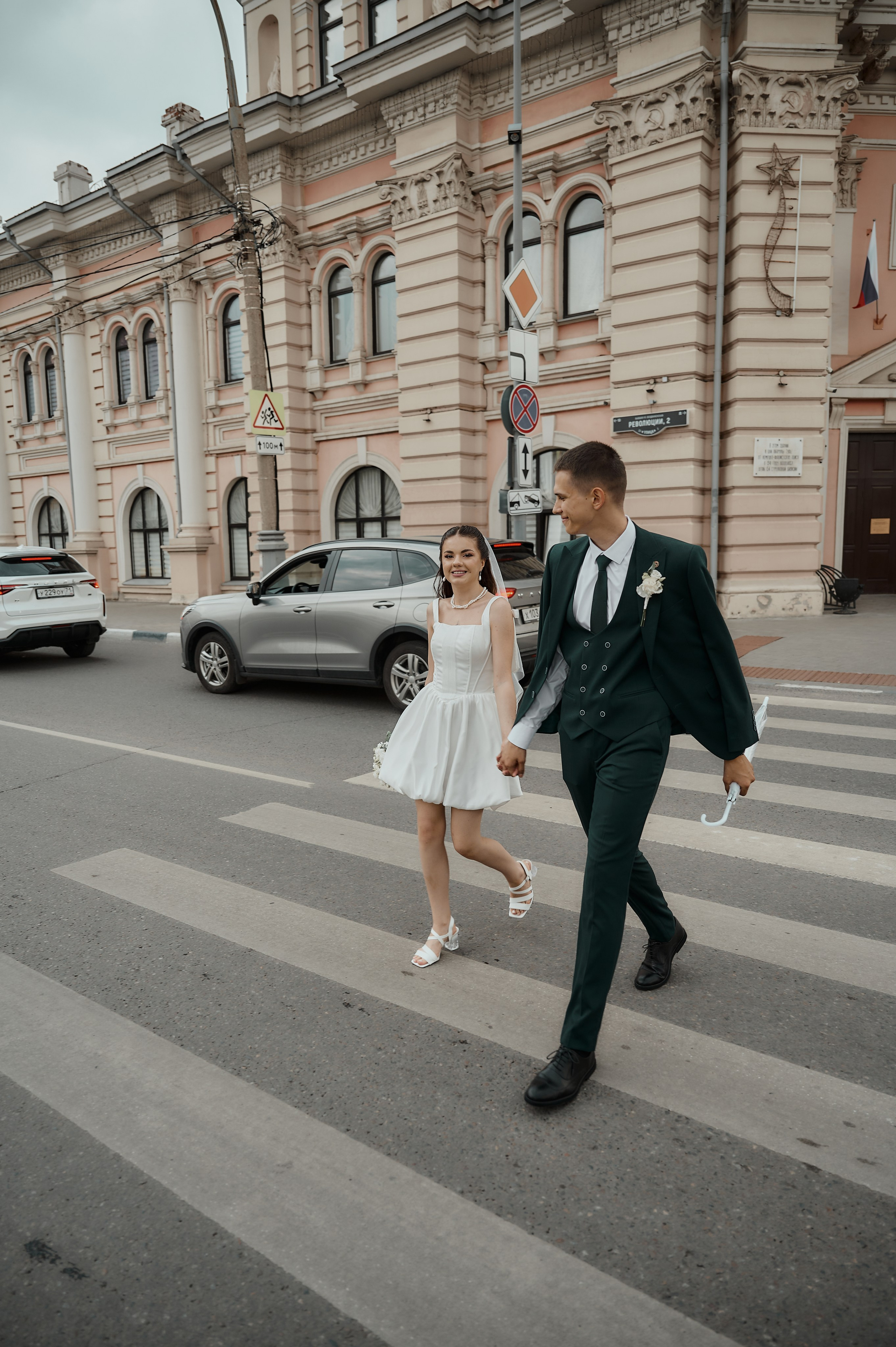 Свадебная прогулка по Туле. Свадебный фотограф в Туле Никита Беляев