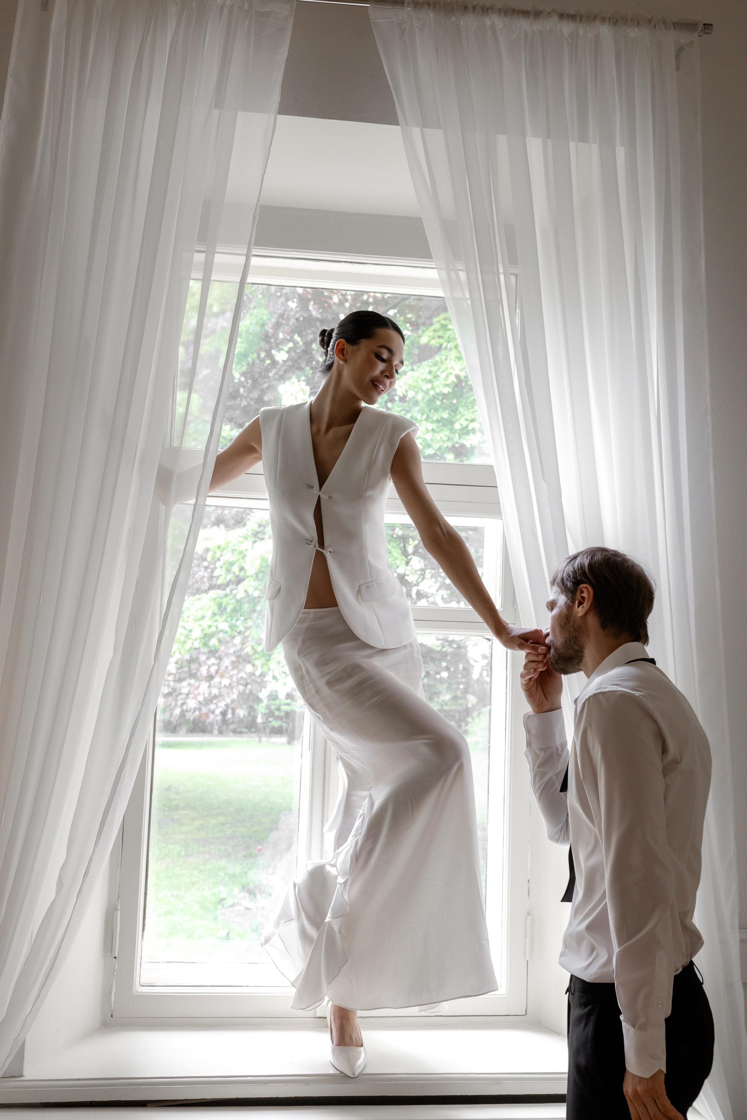 Роспись в усадьбе Муравьевых-Апостолов. Свадебный фотограф в Москве Топтыгин Иван