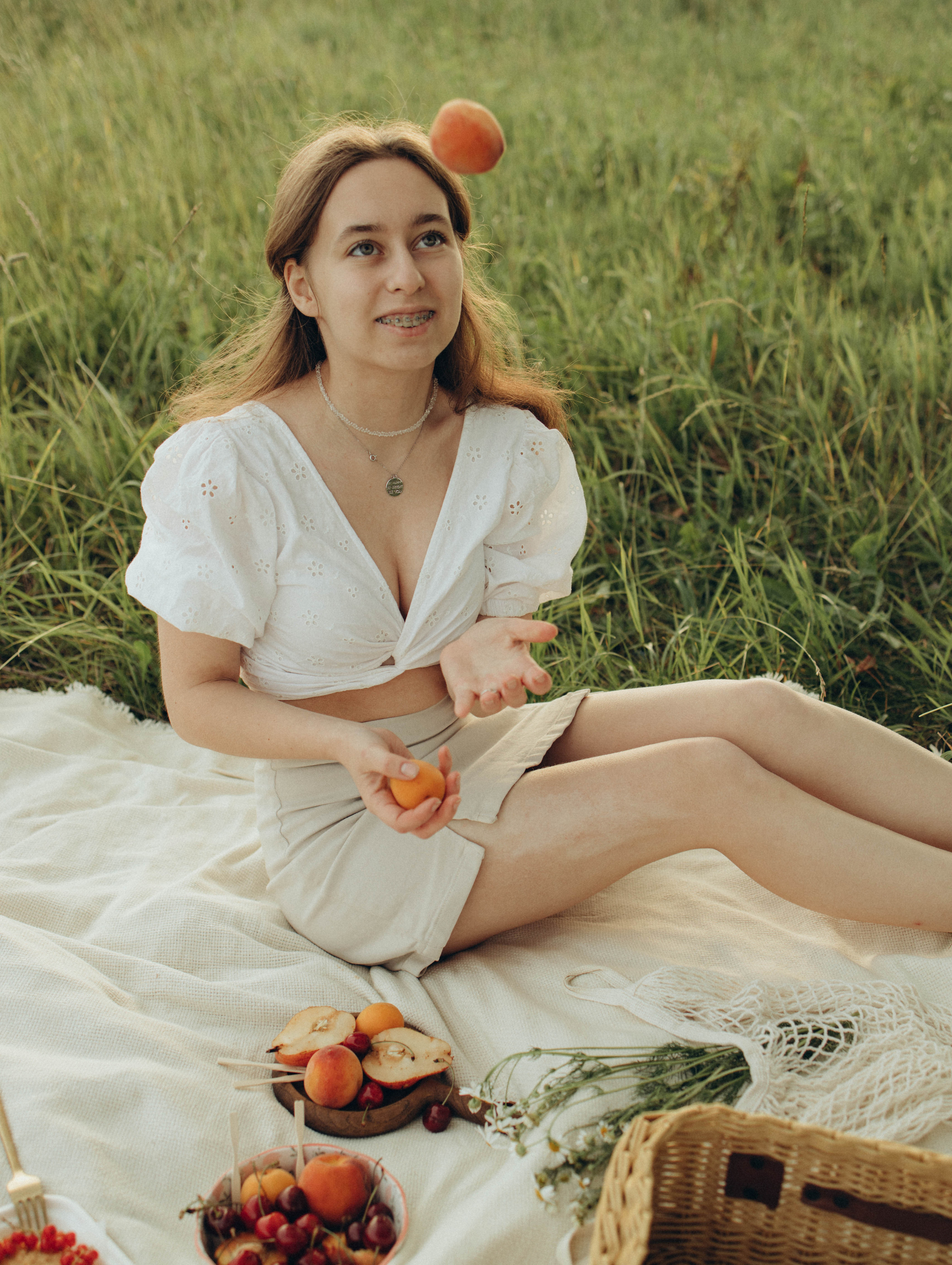 Пикник на природе с Дашей. Фотограф Углич и Ярославль Ольга Тятюшкина