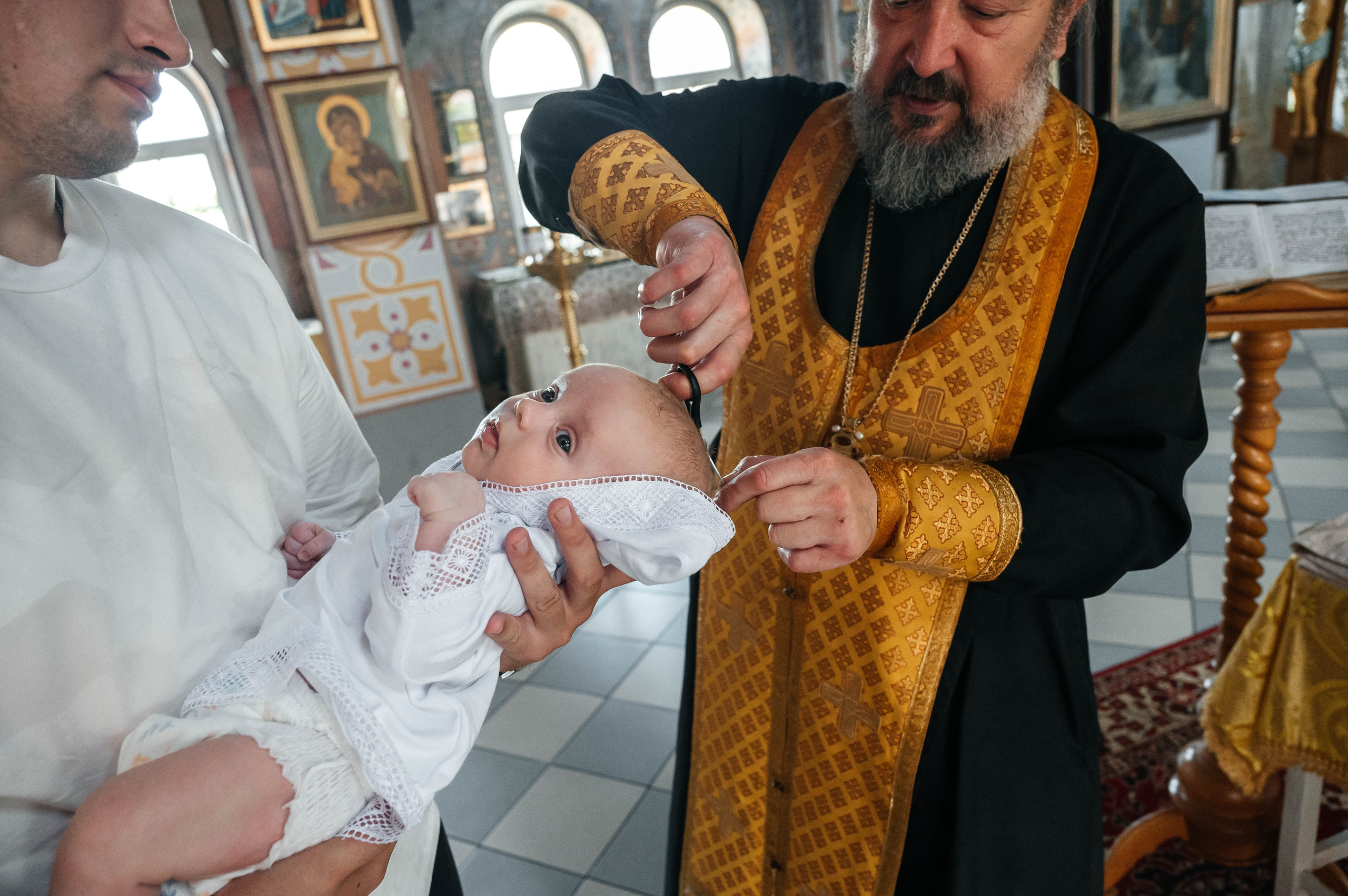 Крещение Вячеслава. Детский и семейный фотограф выпускной альбом Приморско-Ахтарск