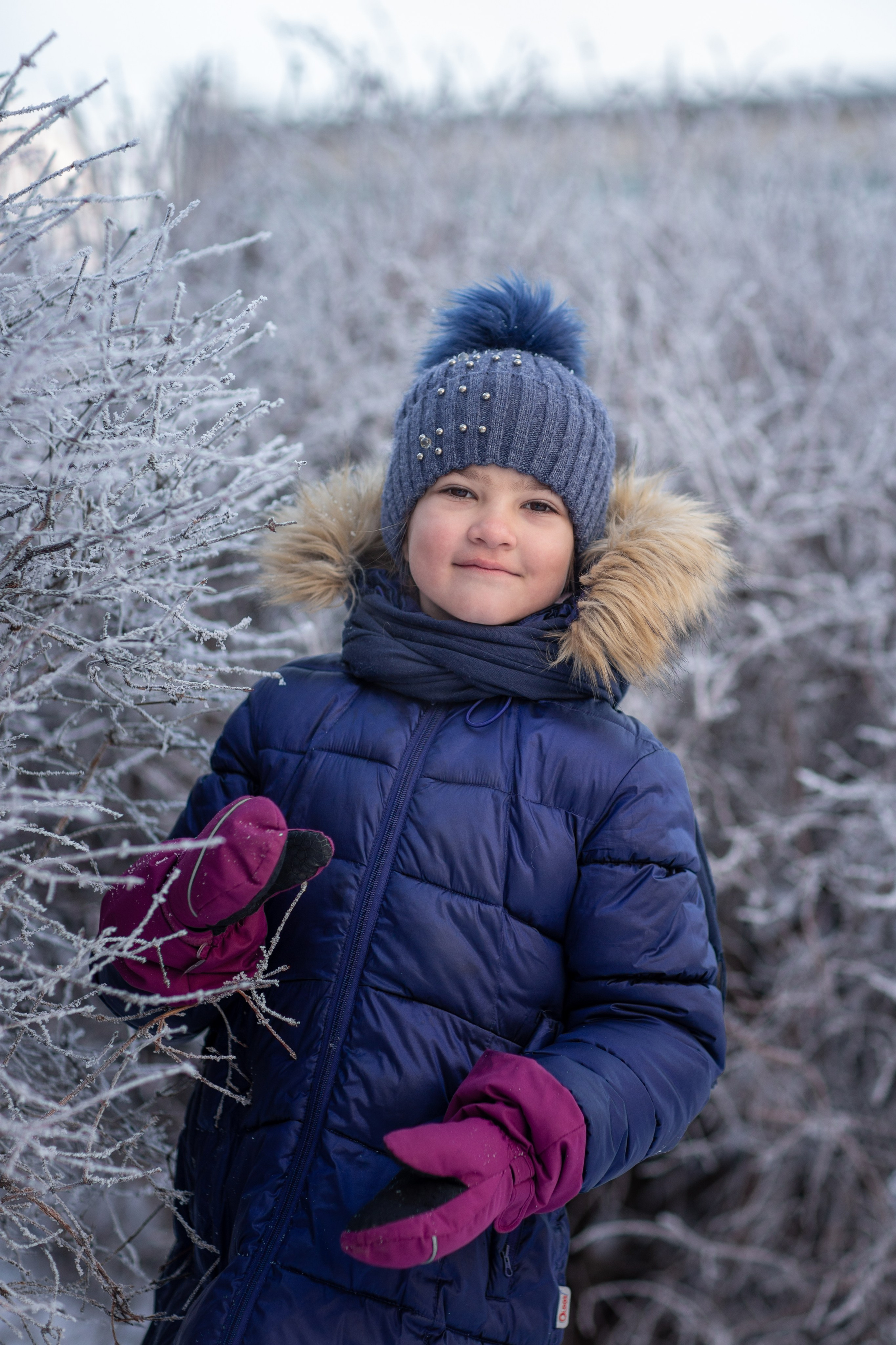 День в саду_ЗИМА_2023 год. Семейный фотограф в Санкт-Петербурге