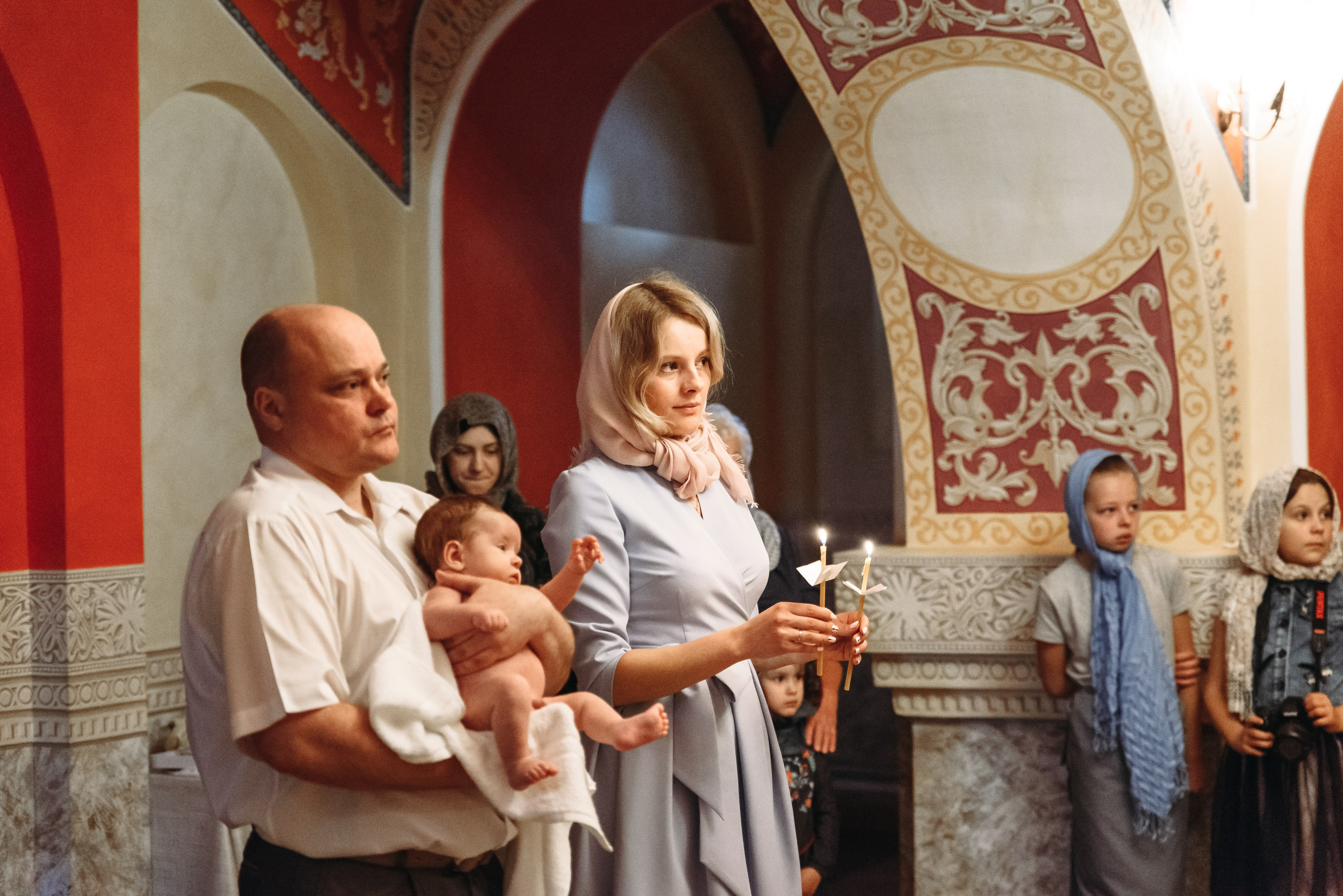 Фотосессия крещения в Минске. Церковь в Уручье. Свадебный и семейный фотограф в Минске Филиппович Александр