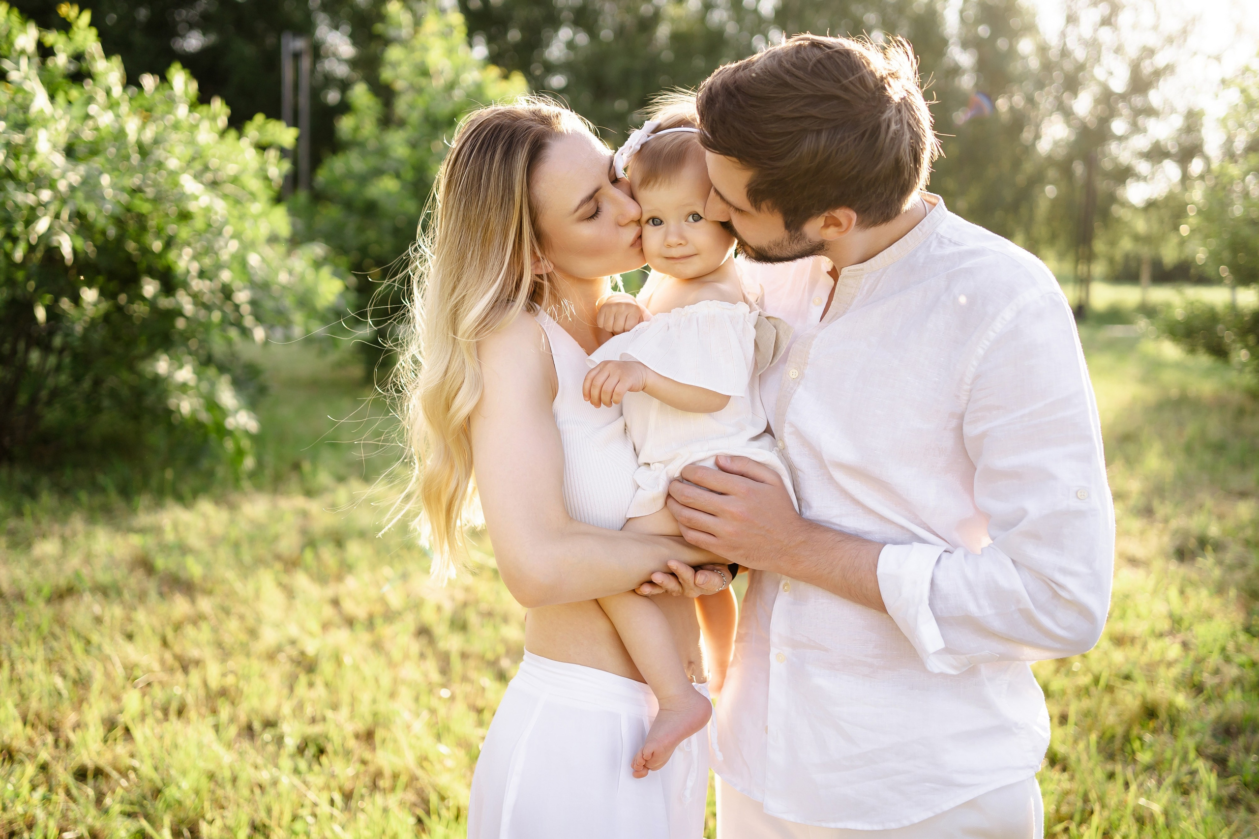 Олеся, Денис и Даниэла. Свадебный фотограф в Москве Яна Деньгина