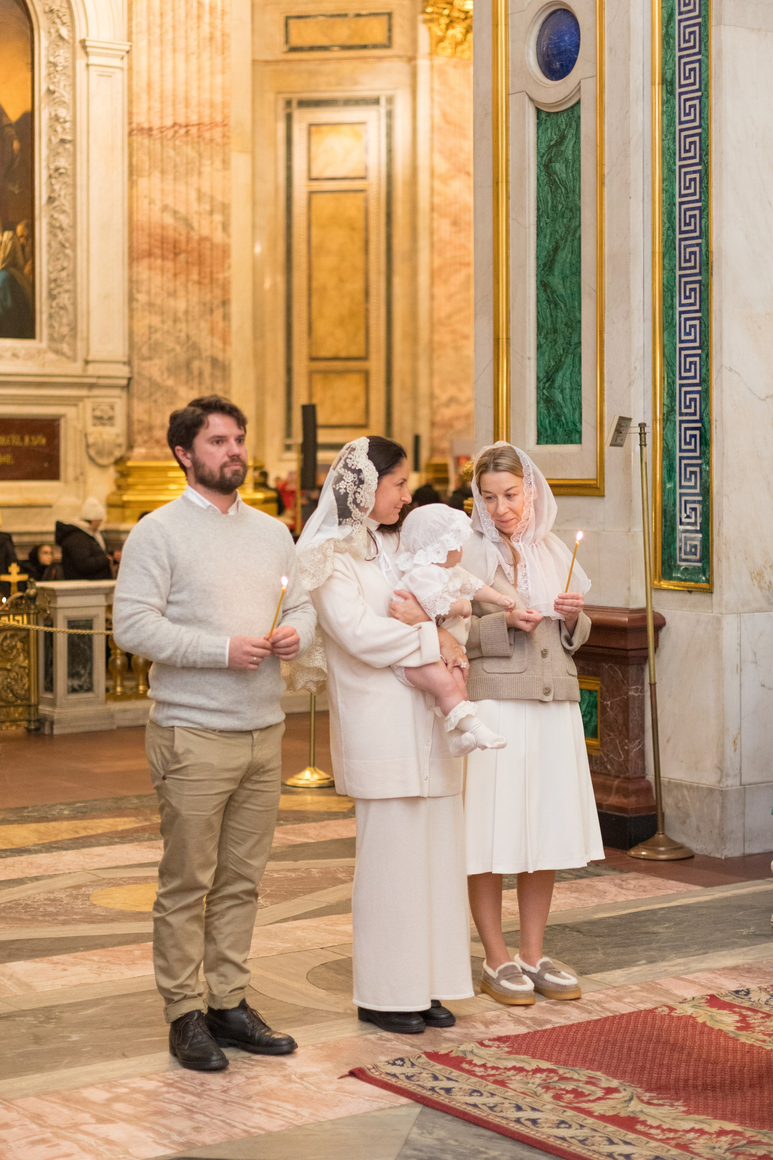 Крещение в Исакиевском соборе. Детский и контент фотограф Надя Волкова Санкт-Петербург