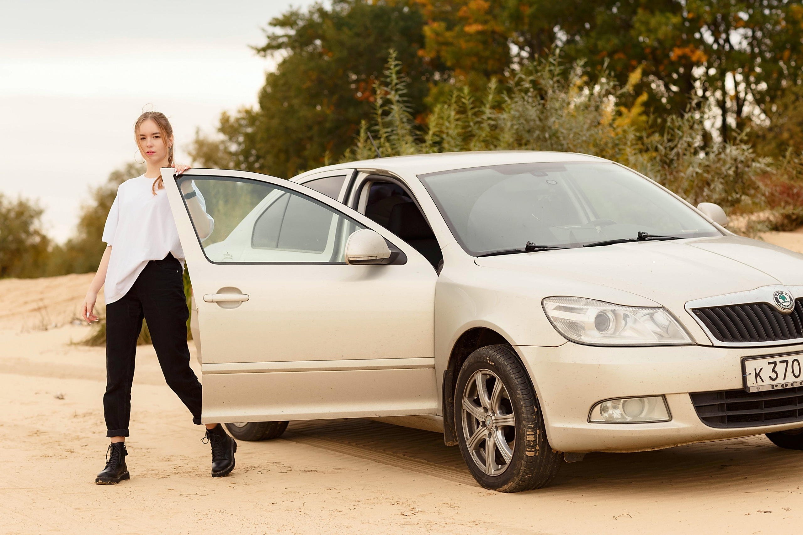 Фотосессия с Леной в Заволжье. Портретный и репортажный фотограф в Чебоксарах Андриян Чаркин