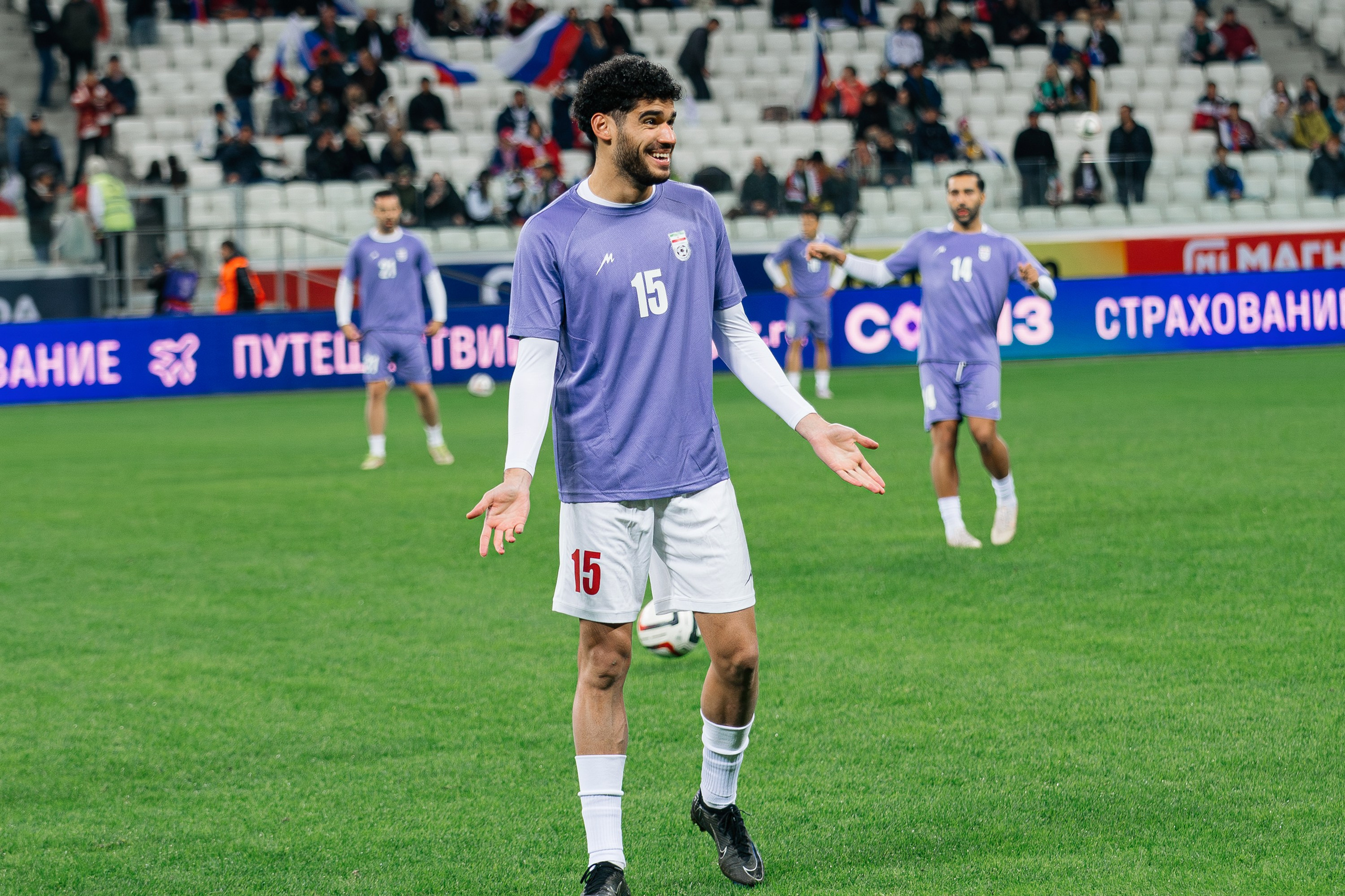 Матч Россия — Иран 2025. Фотограф в Волгограде Виталий Самойлов