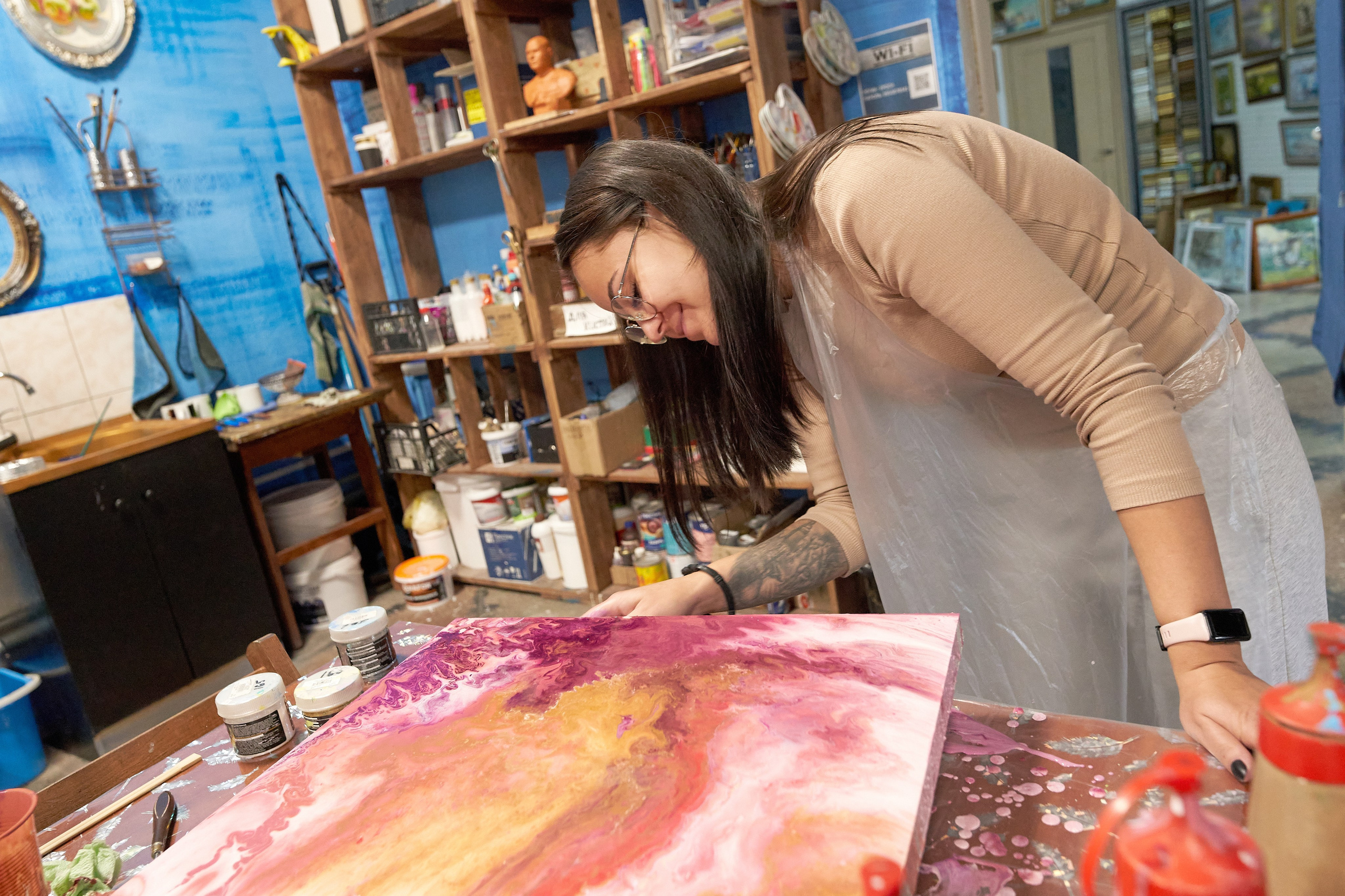 Творческий МК в салоне ЭПОХА. Фотограф в РФ и ЛНР Юлия Федосеева