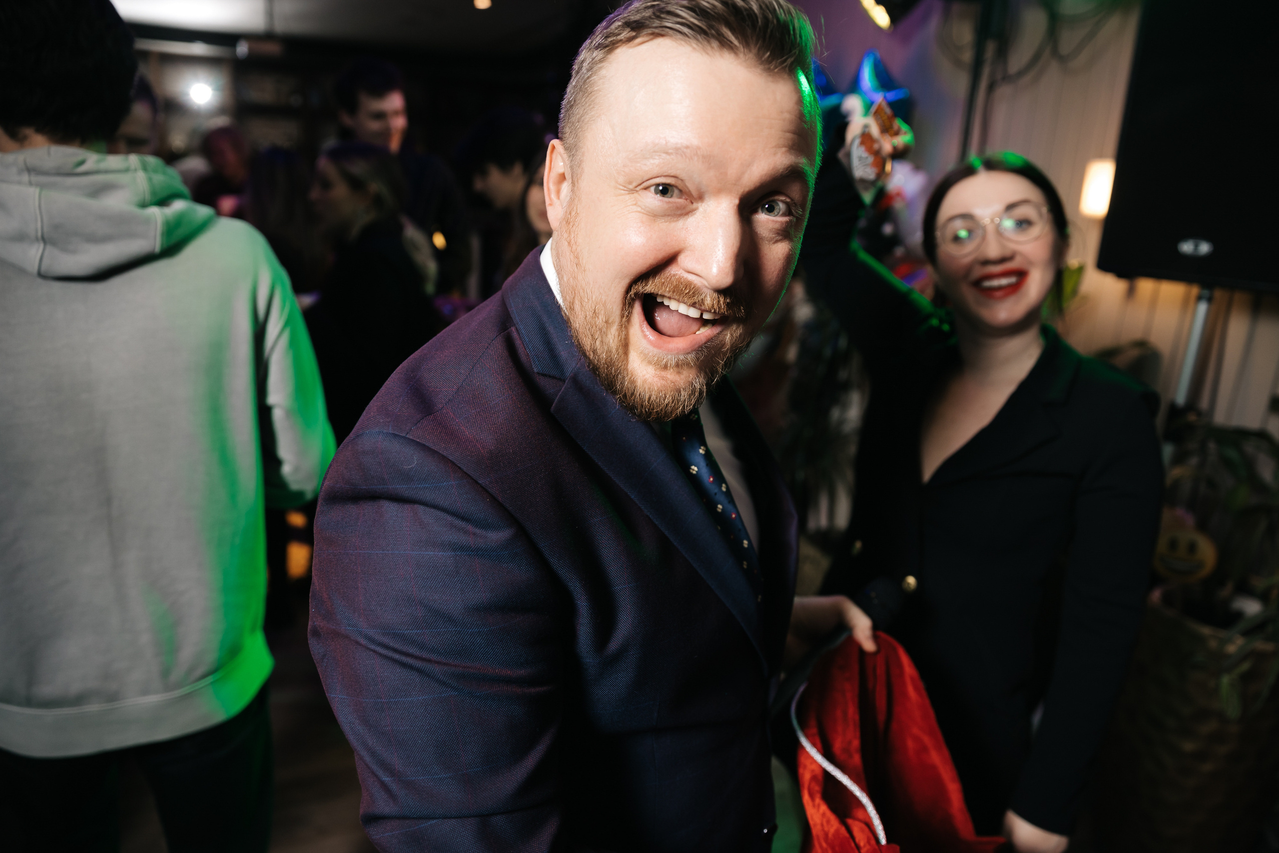 Новогодний корпоратив компании «ЮНИПРО» 27 декабря 2021 года. Ведущий на свадьбу, корпоратив и юбилей в Москве Сергей Рябинин