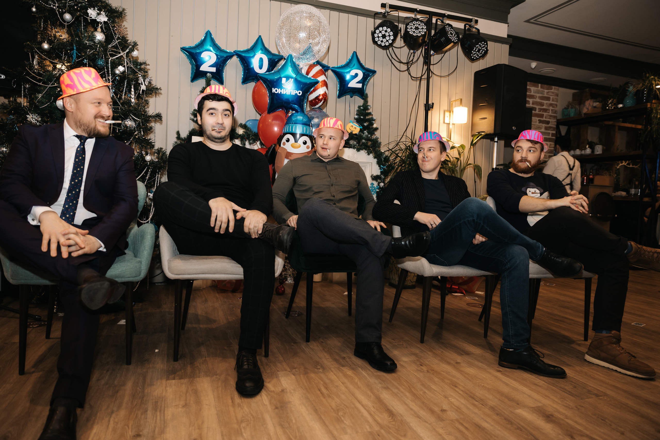 Новогодний корпоратив компании «ЮНИПРО» 27 декабря 2021 года. Ведущий на свадьбу, корпоратив и юбилей в Москве Сергей Рябинин