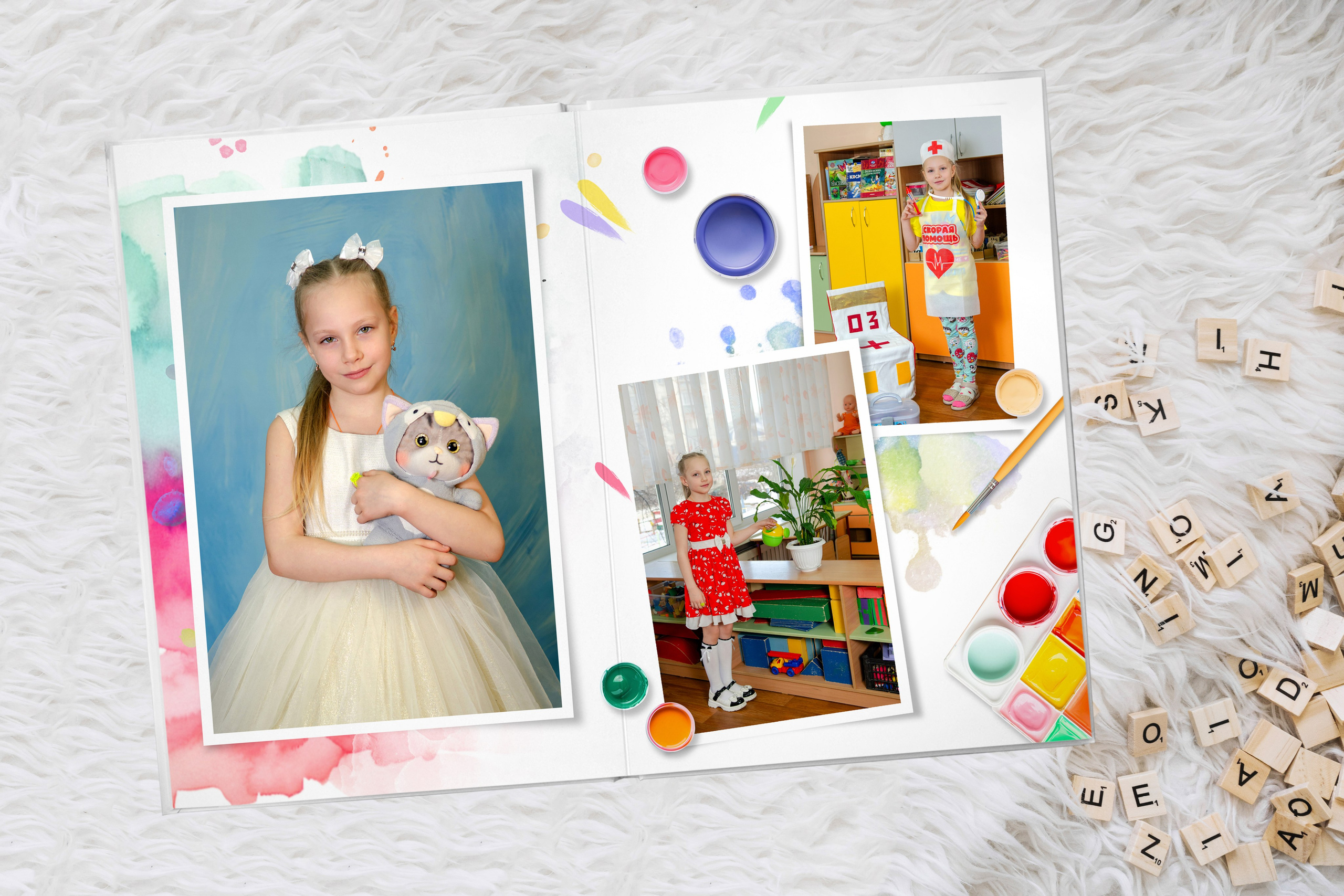 НАШИ РАБОТЫ — ДЕТСКИЙ САД. Фотограф в Шелехове, лучшие выпускные альбомы в Шелехове