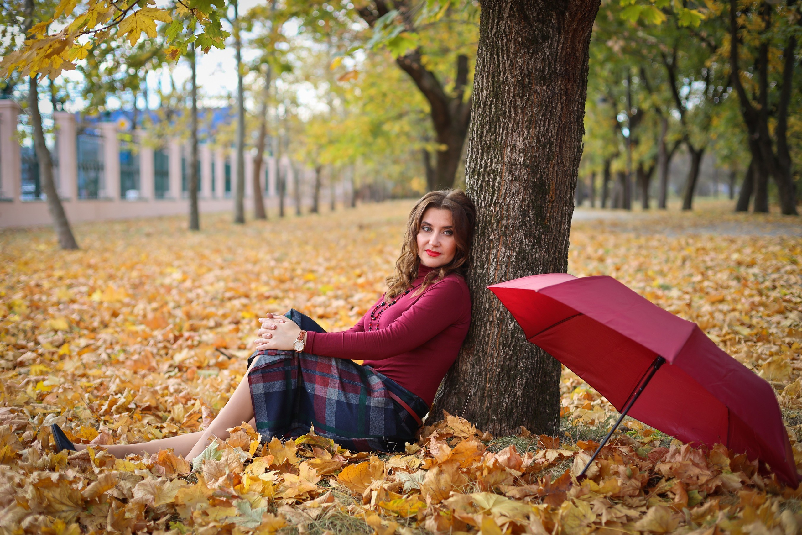 Женская съёмка в парке. Женский, детский, семейный фотограф в Краснодаре Юлия Избенко