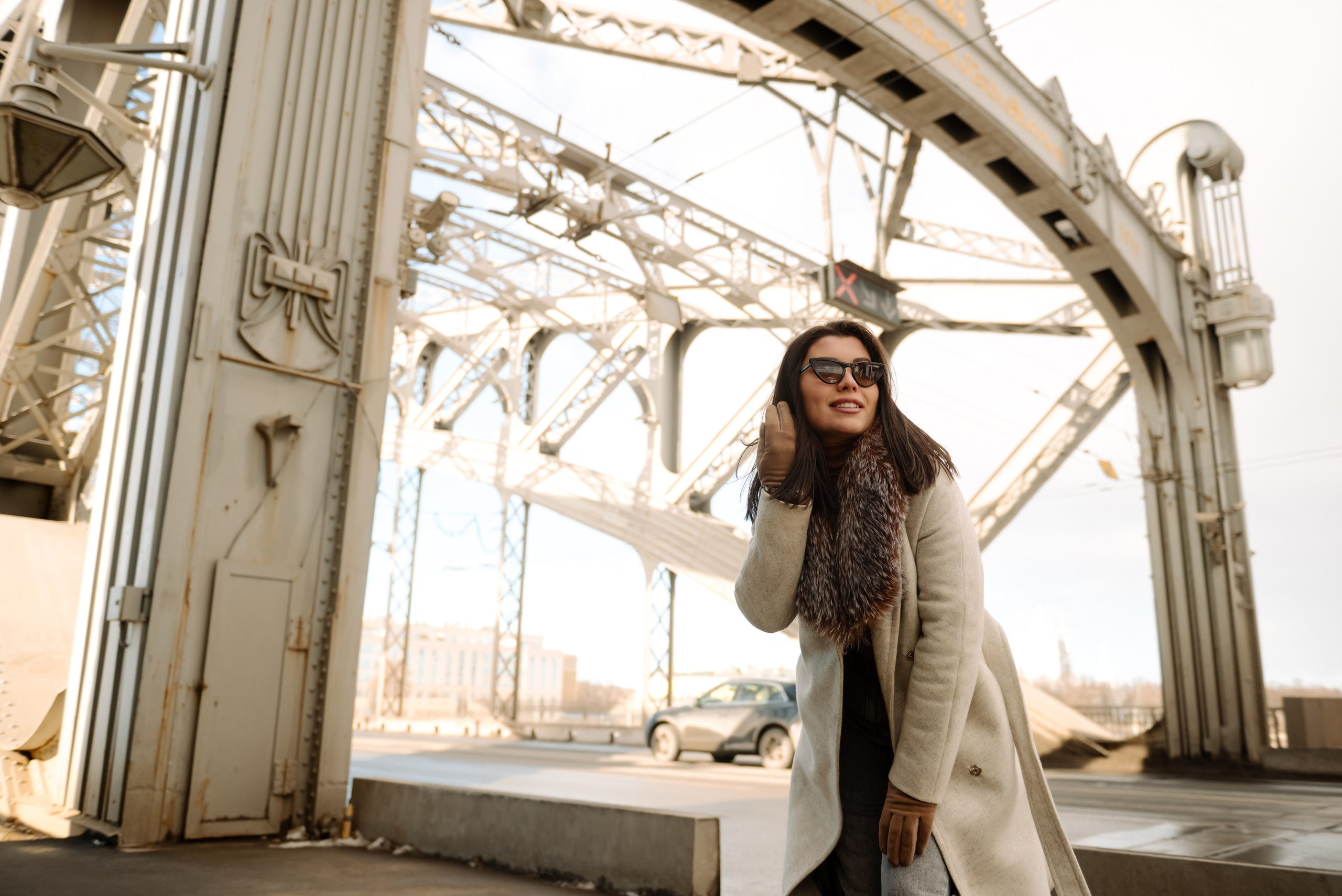 Большеохтинский мост. Свадебный и сеейный фотограф в Санкт-Петербурге Елена Худякова