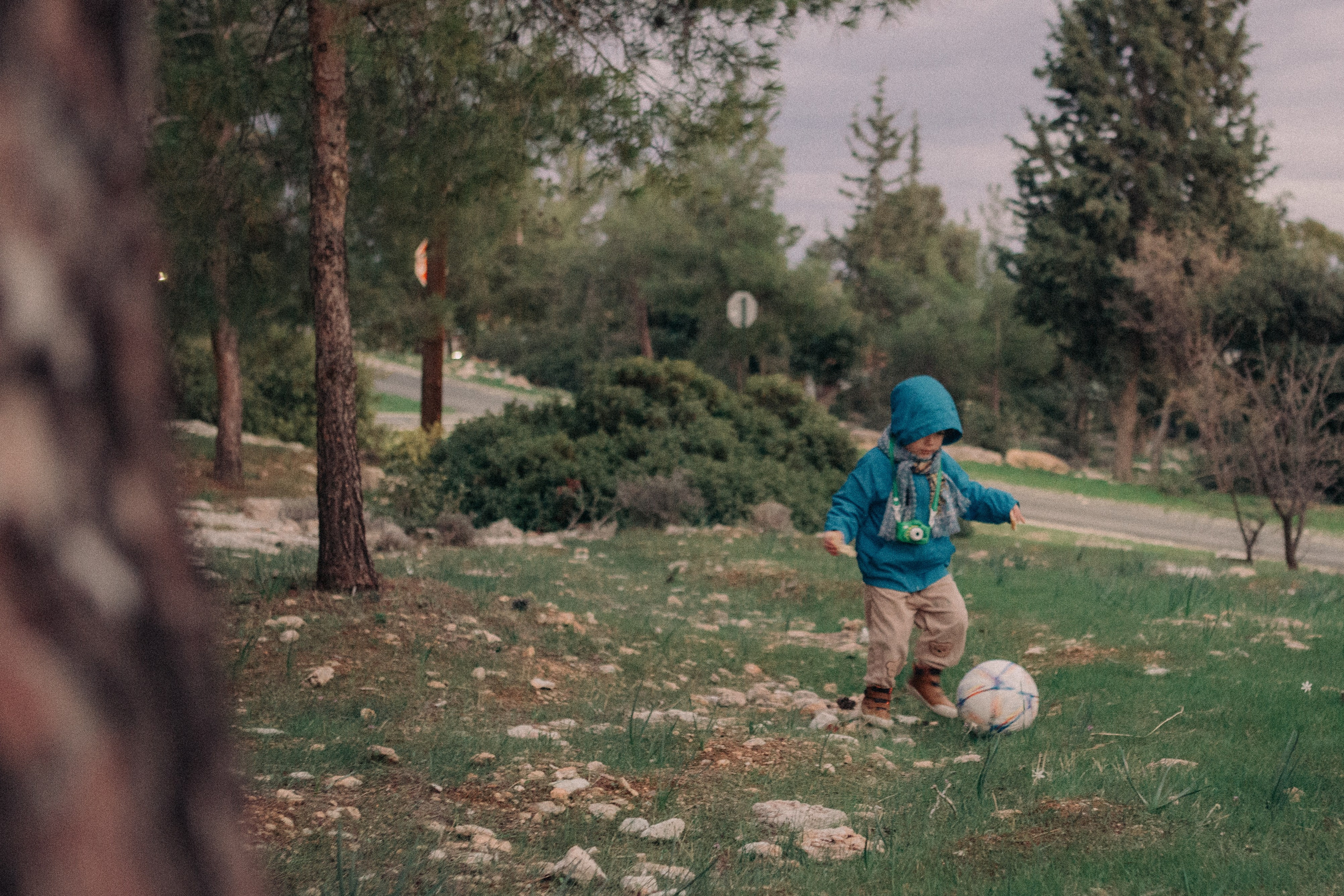 Nastya & Mr. Racoon. Portrait, family and pet photographer in Cyprus, Ksenia Bourdelle