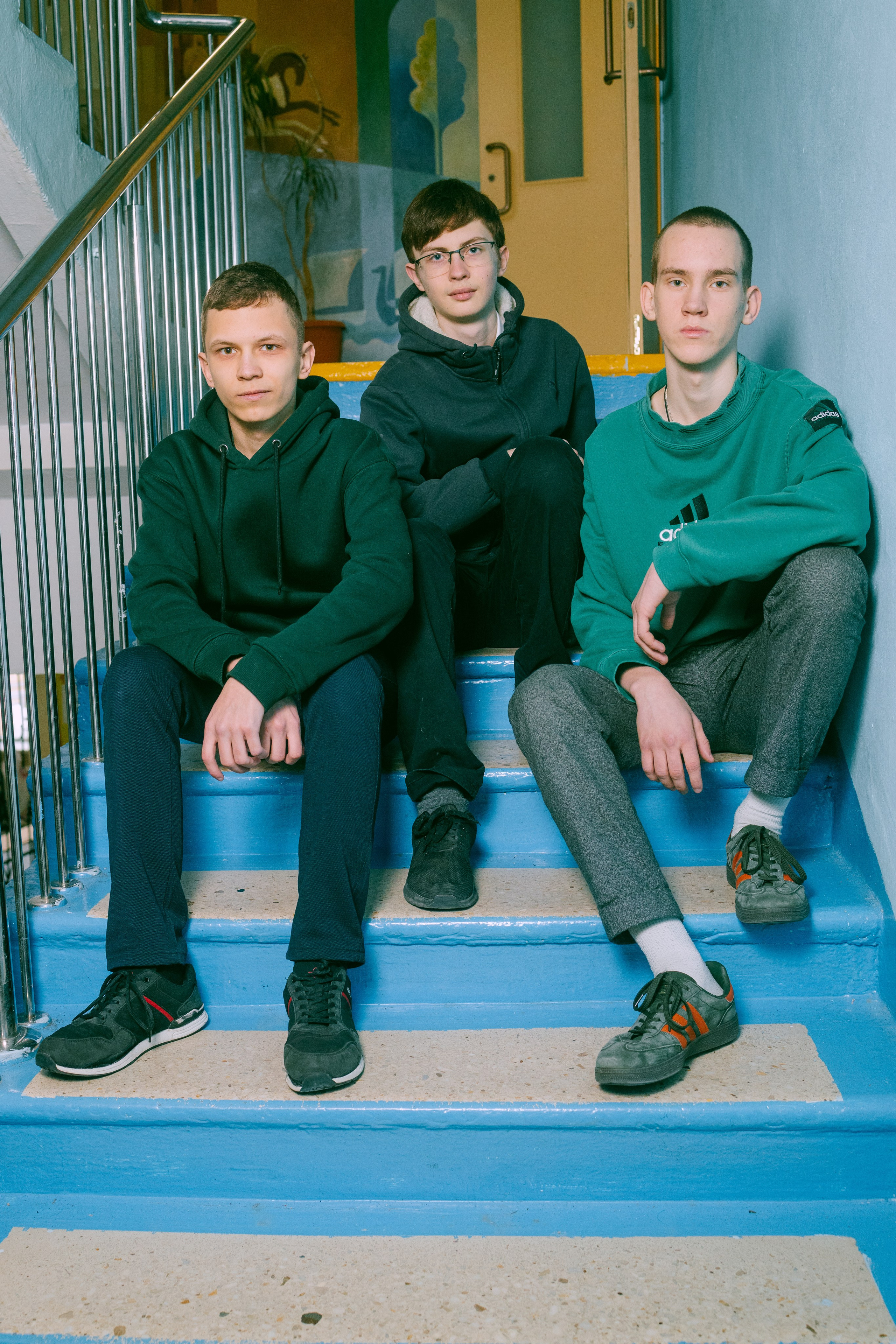 Групповая фотосессия 9 класса для альбома. Выпускные альбомы в Серпухове