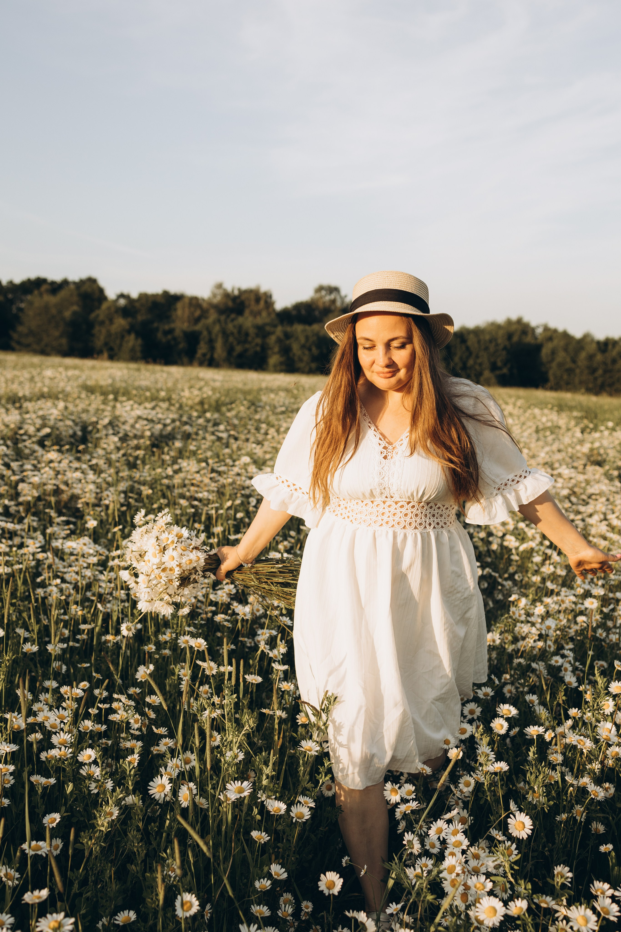 Маша и ромашки. Семейный фотограф в Москве Виктория Ястребинская