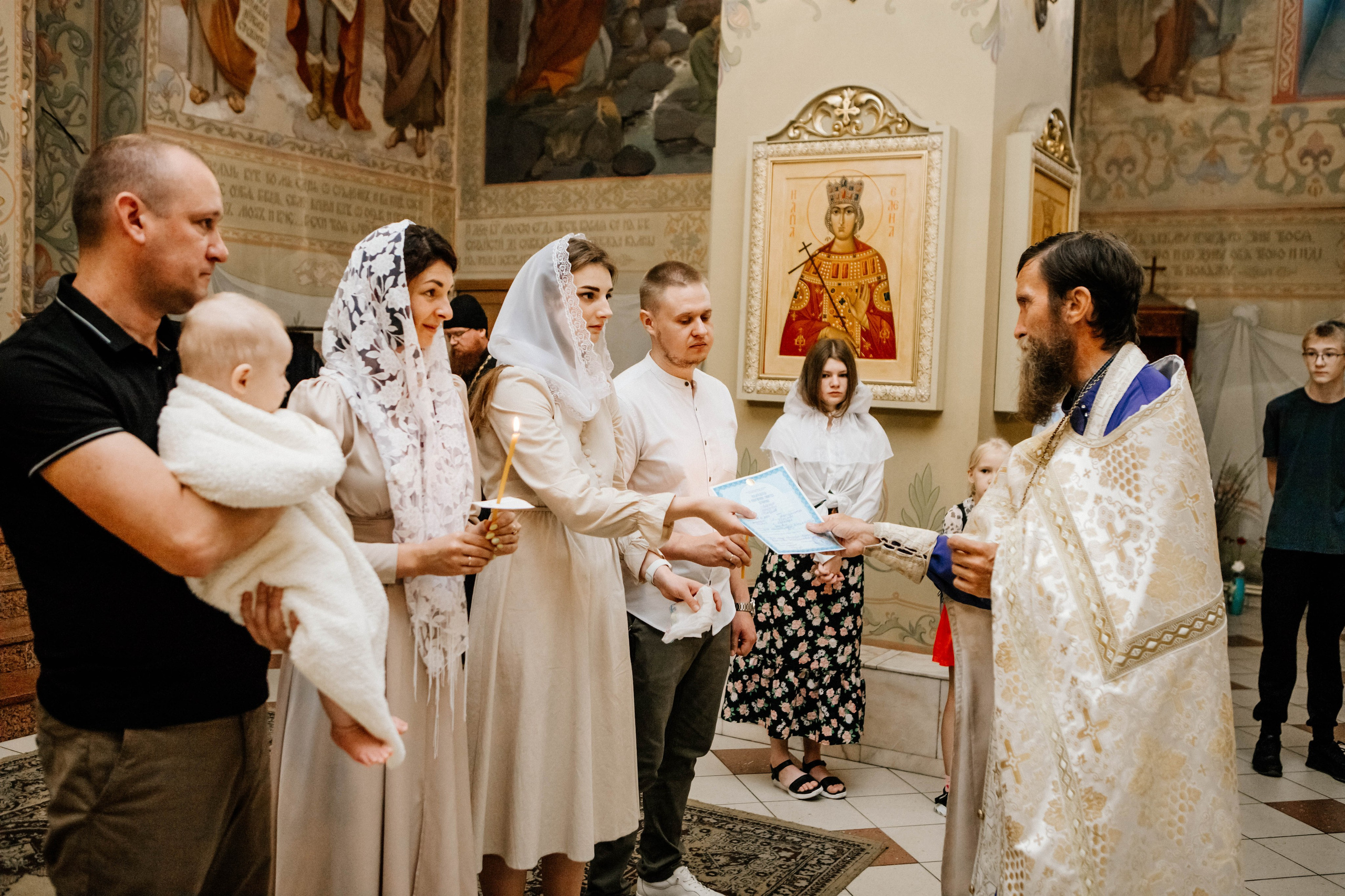 Крещение. Рыжова Тамара