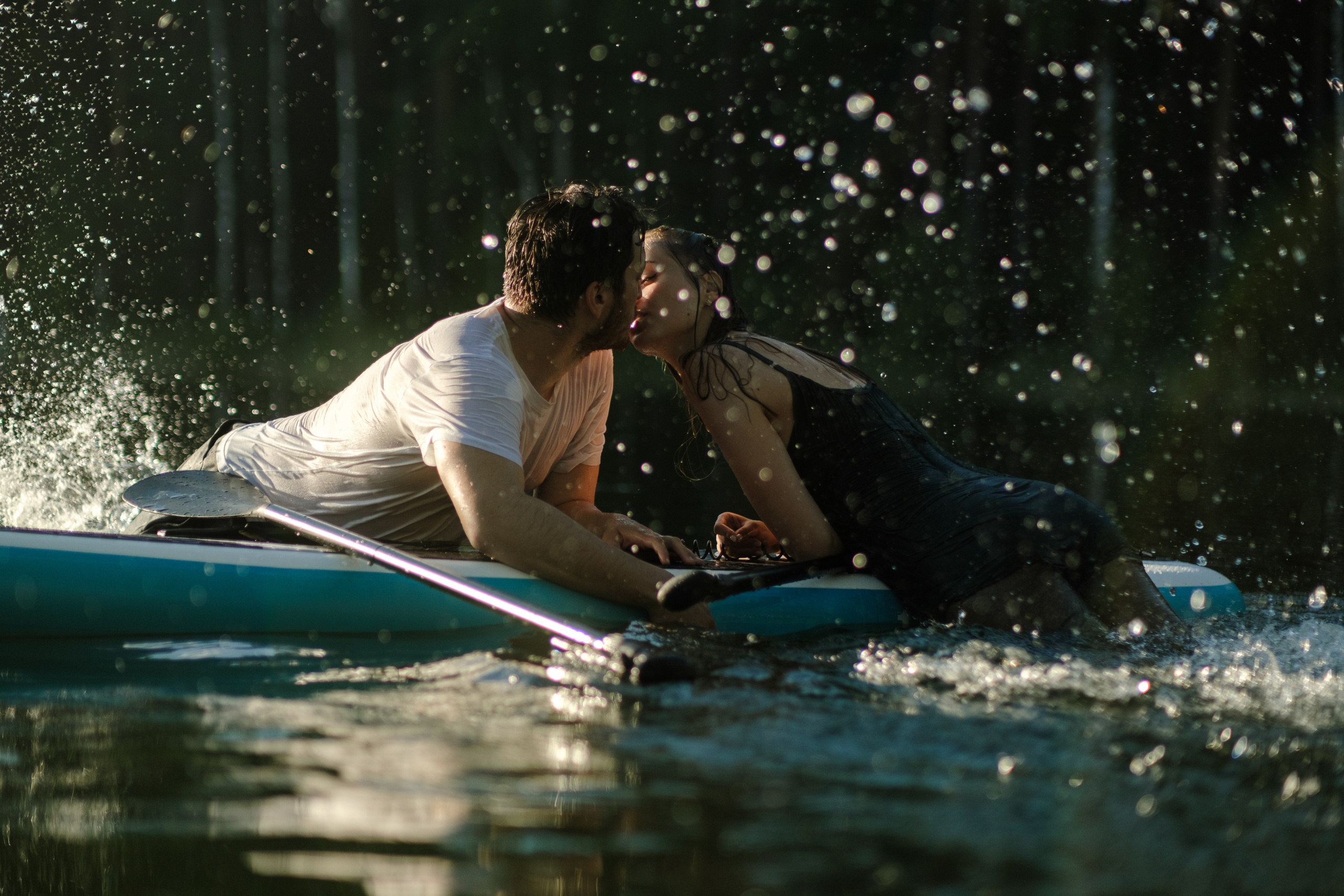 Петя и Лина, на сапах. Интерьерный фотограф и видеограф в Санкт-Петербурге Вадим Балбашевский