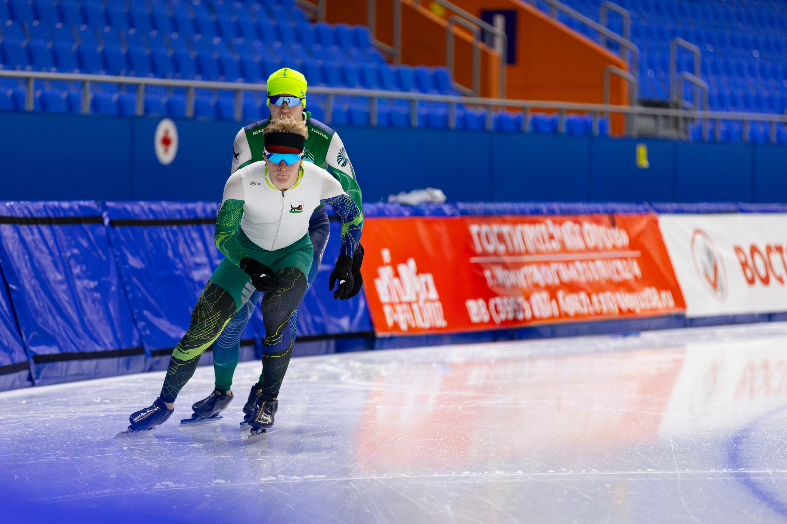 Тренировки. Конькобежный спорт. Иркутск, 2026. Спортивная съемка Мария Царфати