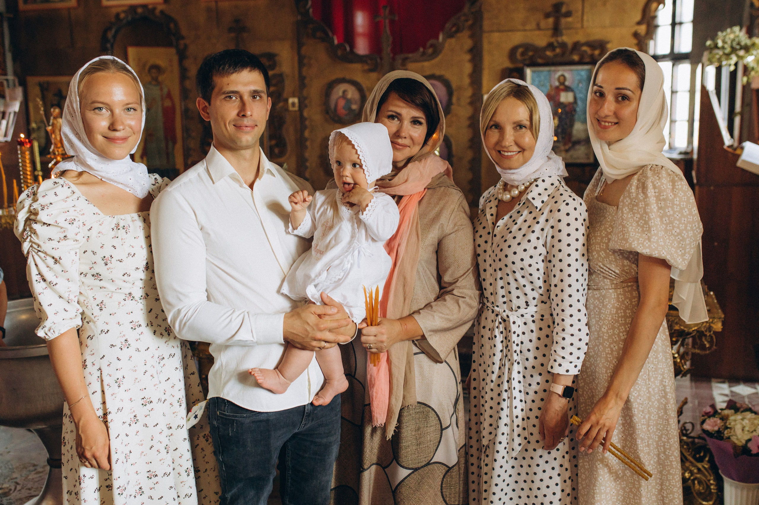 Крещение Марии. Семейный фотограф в Обнинске