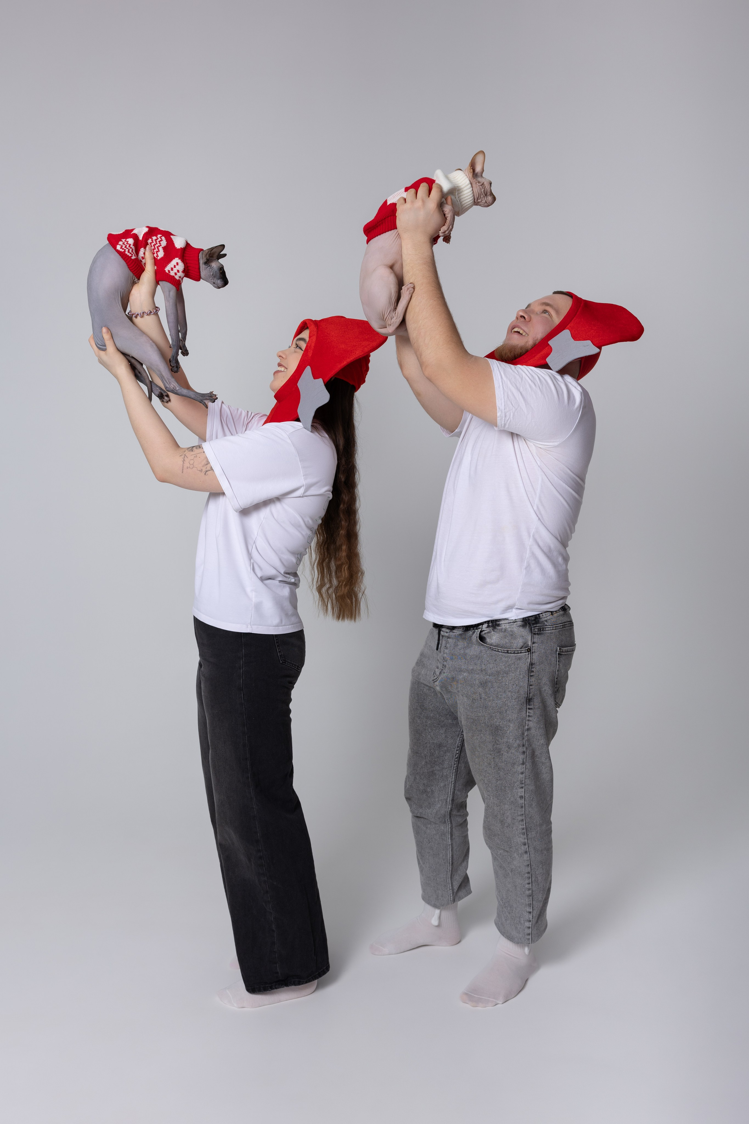 Маргарита и Никита и их сфинксы. Фотограф в Санкт-Петербурге Козырь Олеся