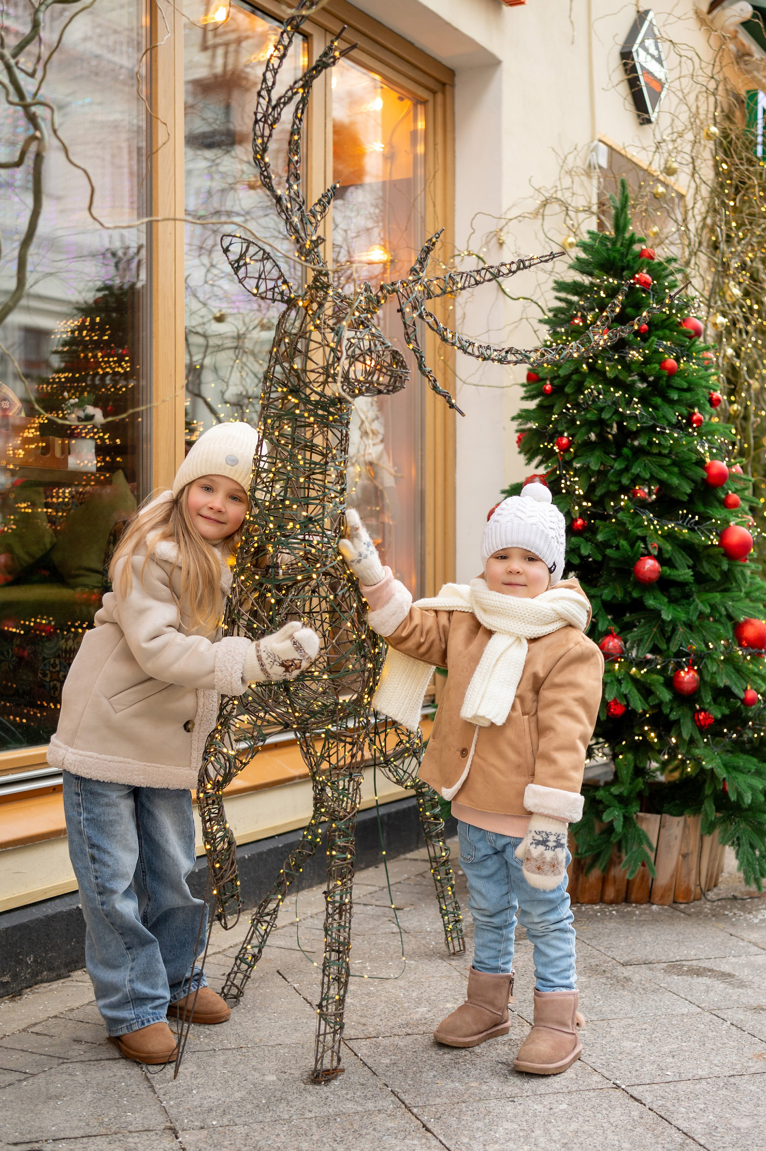 Новогодняя прогулка по Москве. Детский и семейный фотограф г. Москва Оксана Катаджи