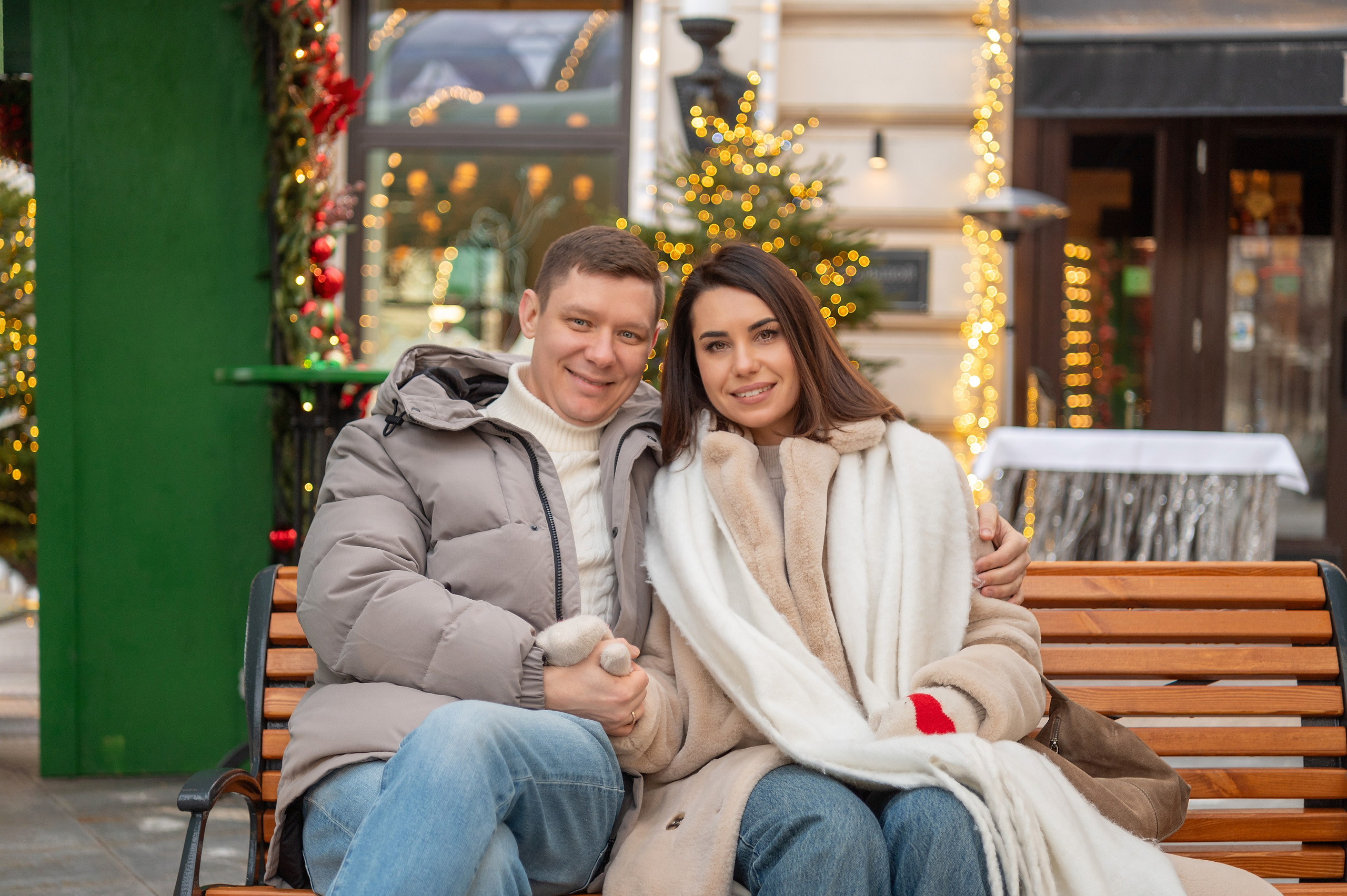 Новогодняя прогулка по Москве. Детский и семейный фотограф г. Москва Оксана Катаджи