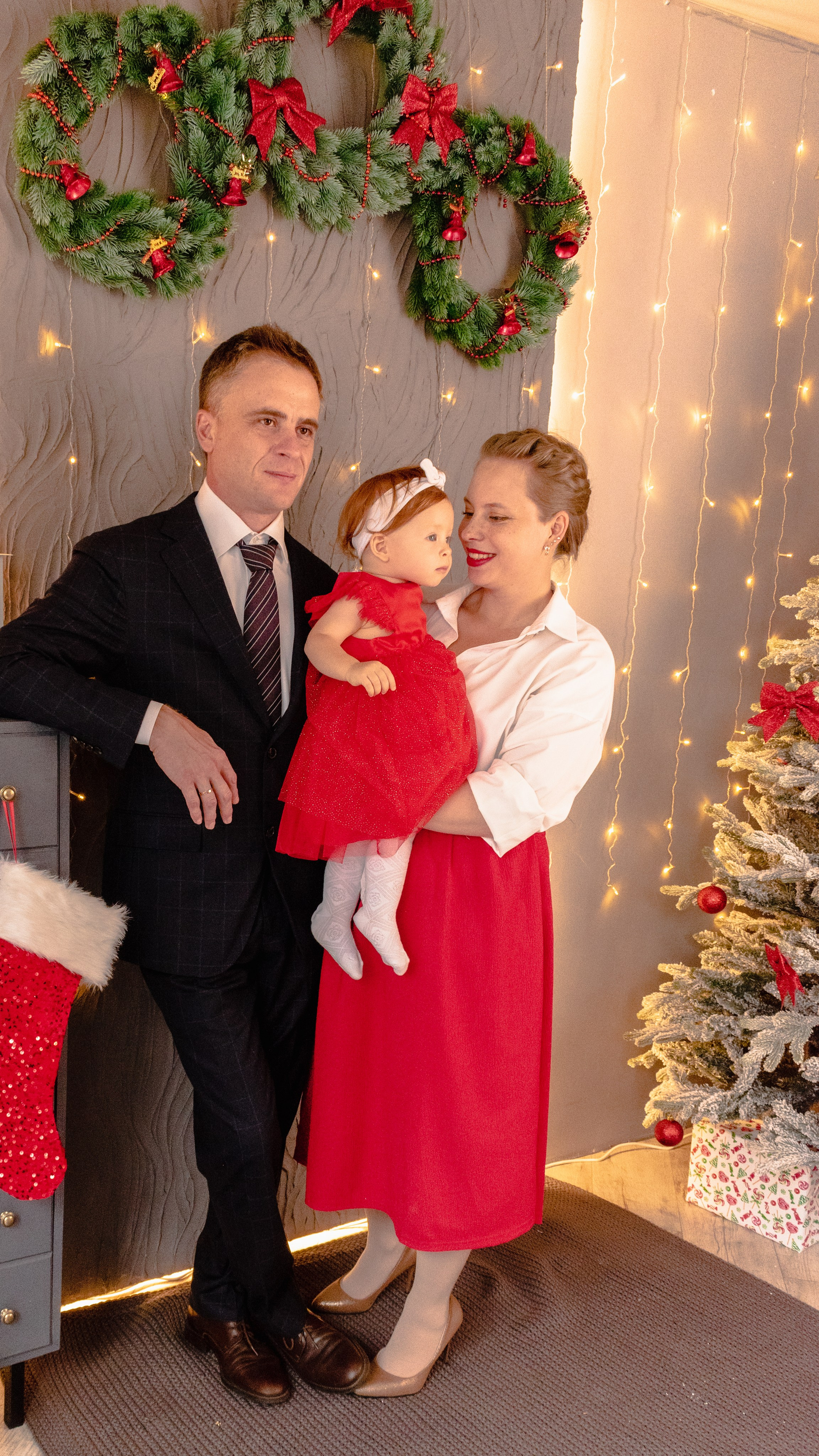 Новогоднее семейное фото. Фотограф в Набережных Челнах Мари Сенчик