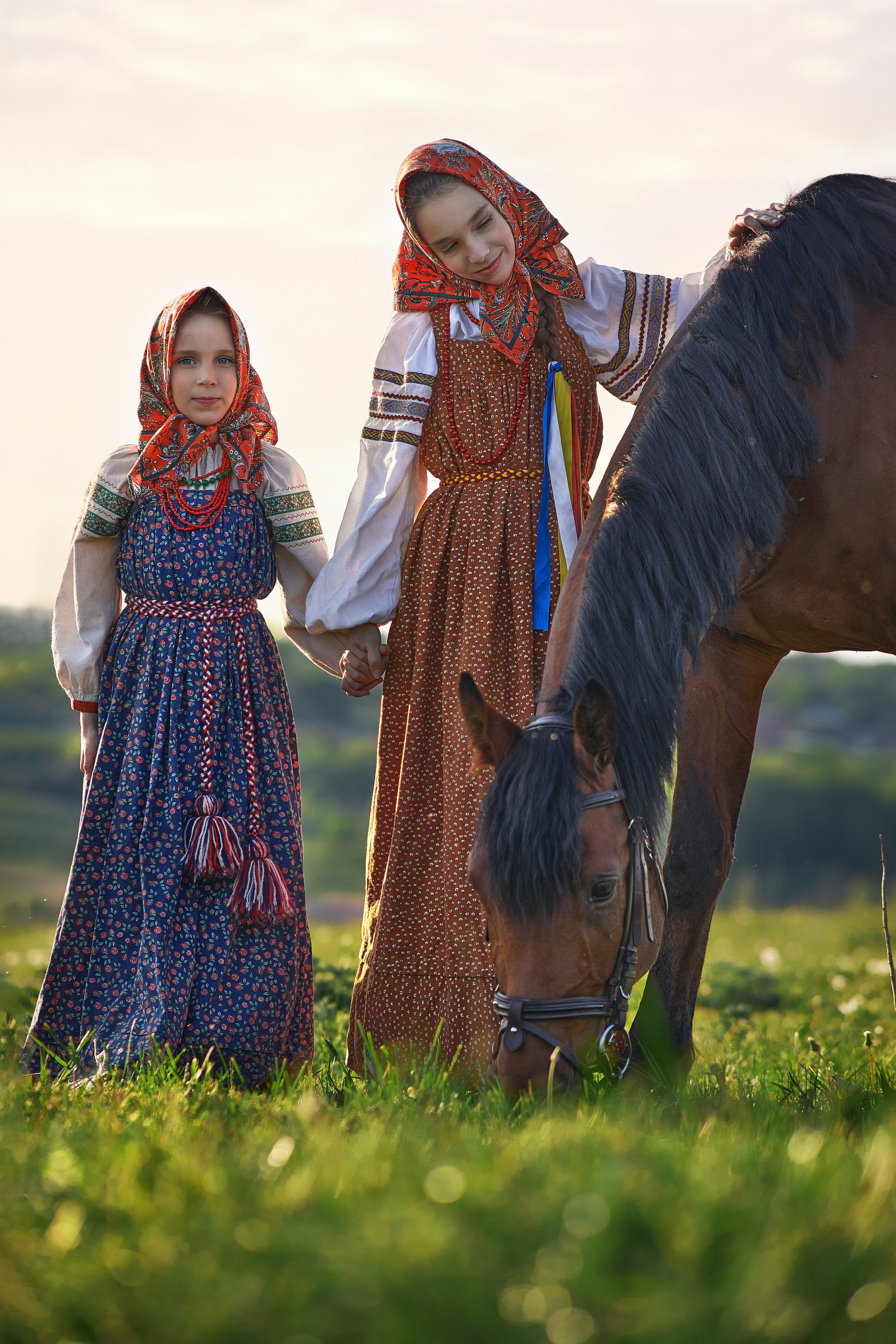 С лошадьми. Семейный и портретный фотограф в Новомосковске и Узловой Михеева Татьяна